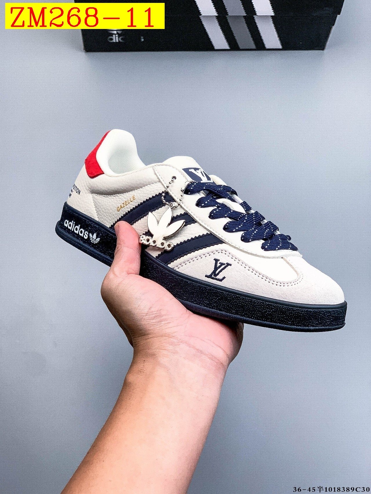 55$ Top Quality Adidas Originals Gazelle Size 36-45 half 638040 ZM268 gallery