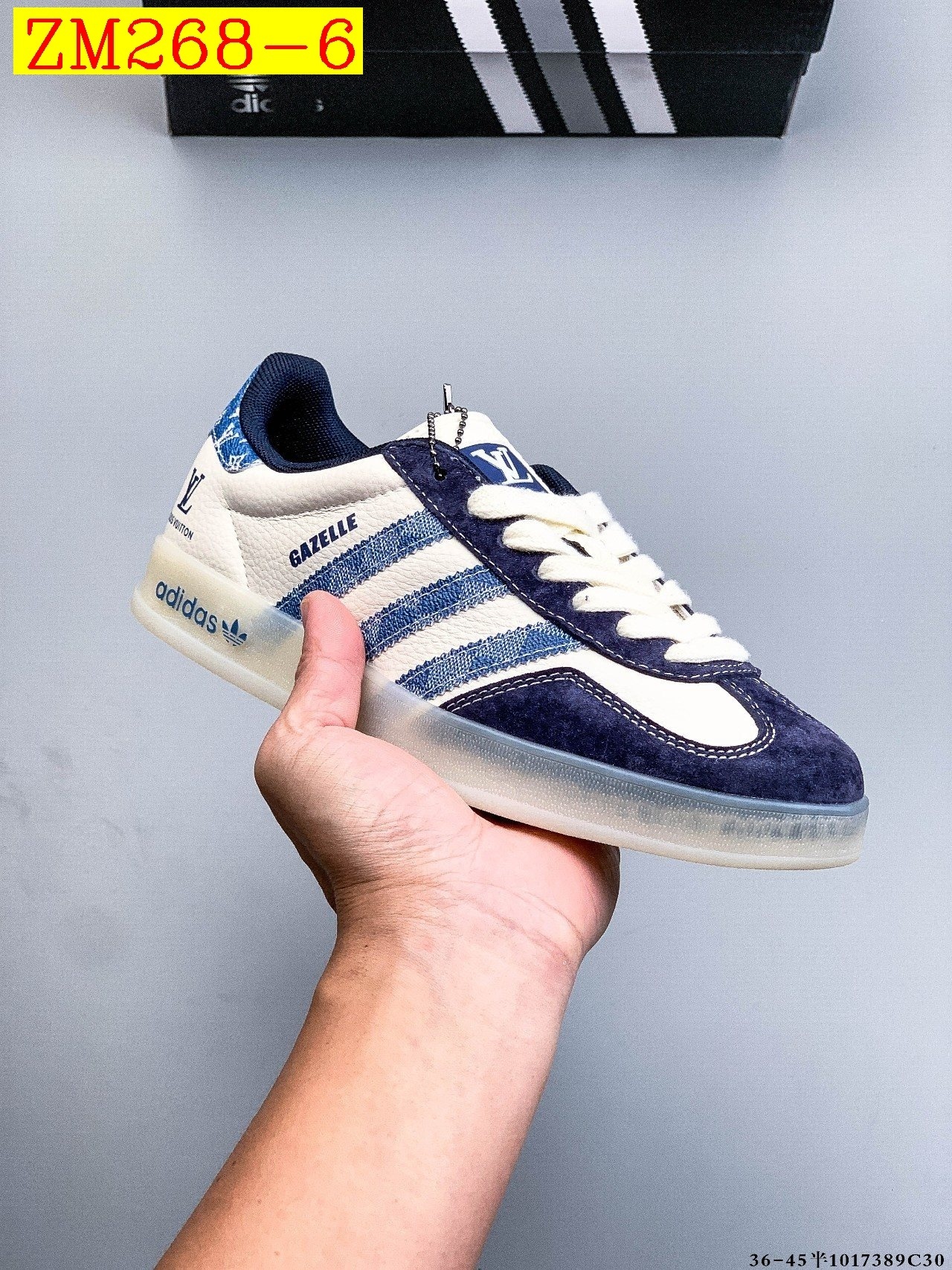 55$ Top Quality Adidas Originals Gazelle Size 36-45 half 638040 ZM268 gallery