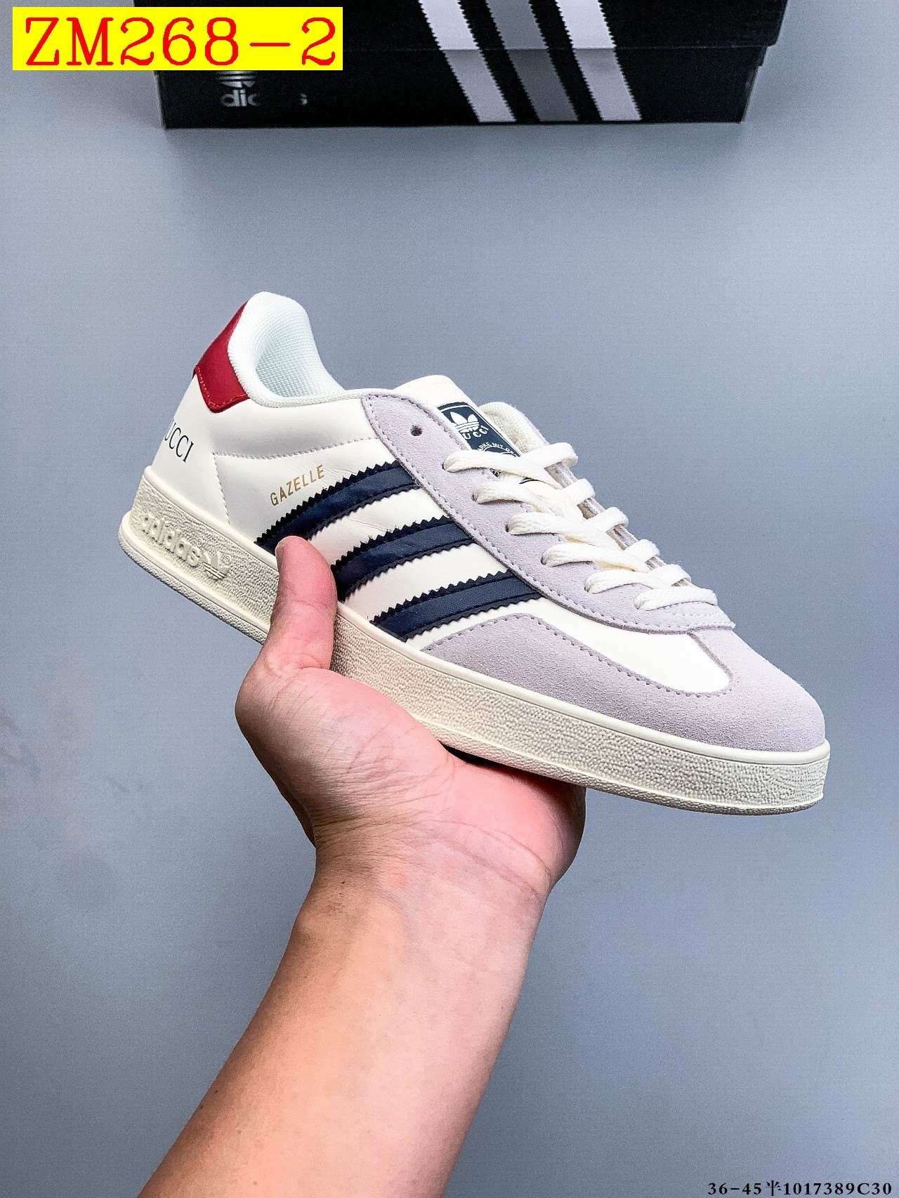 55$ Top Quality Adidas Originals Gazelle Size 36-45 half 638040 ZM268 gallery