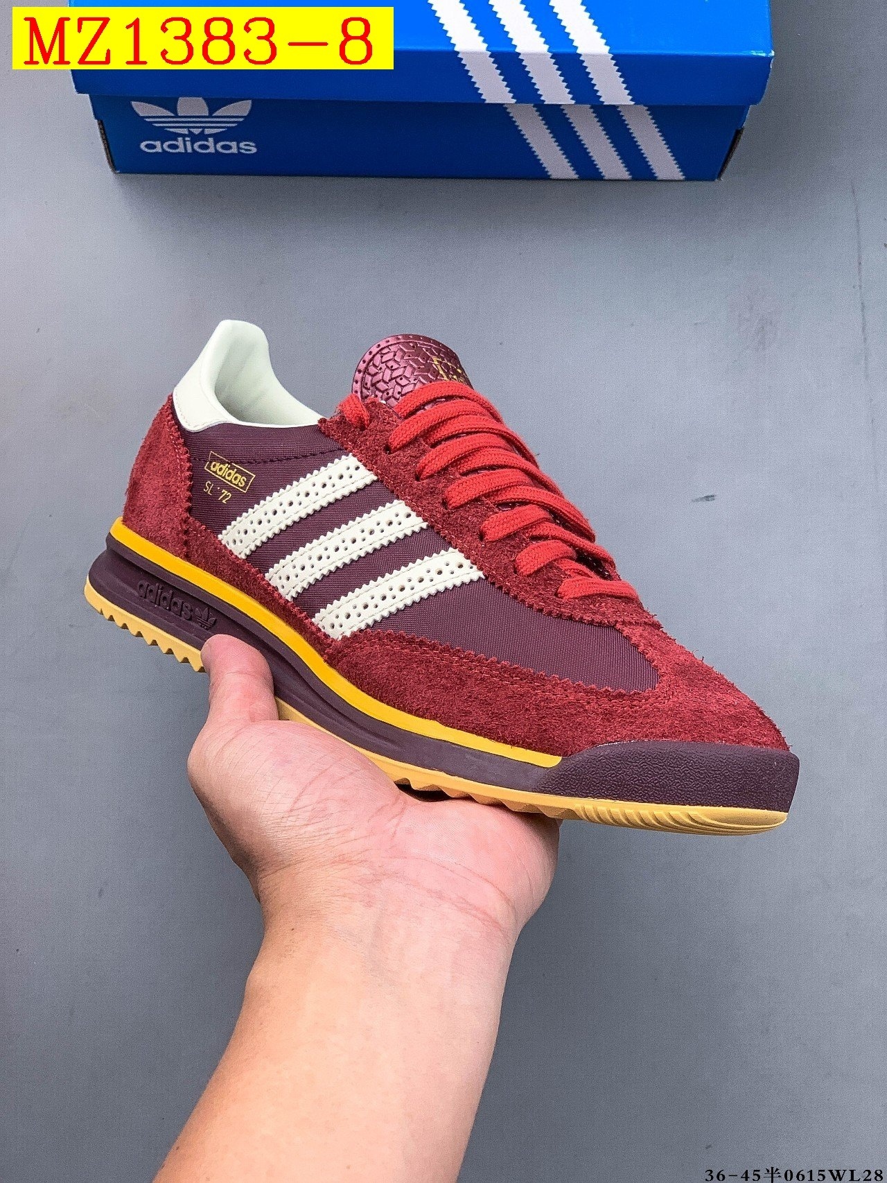 55$ Top Quality Adidas SL 72 RS size 36-45 half 624810 MZ1383 gallery