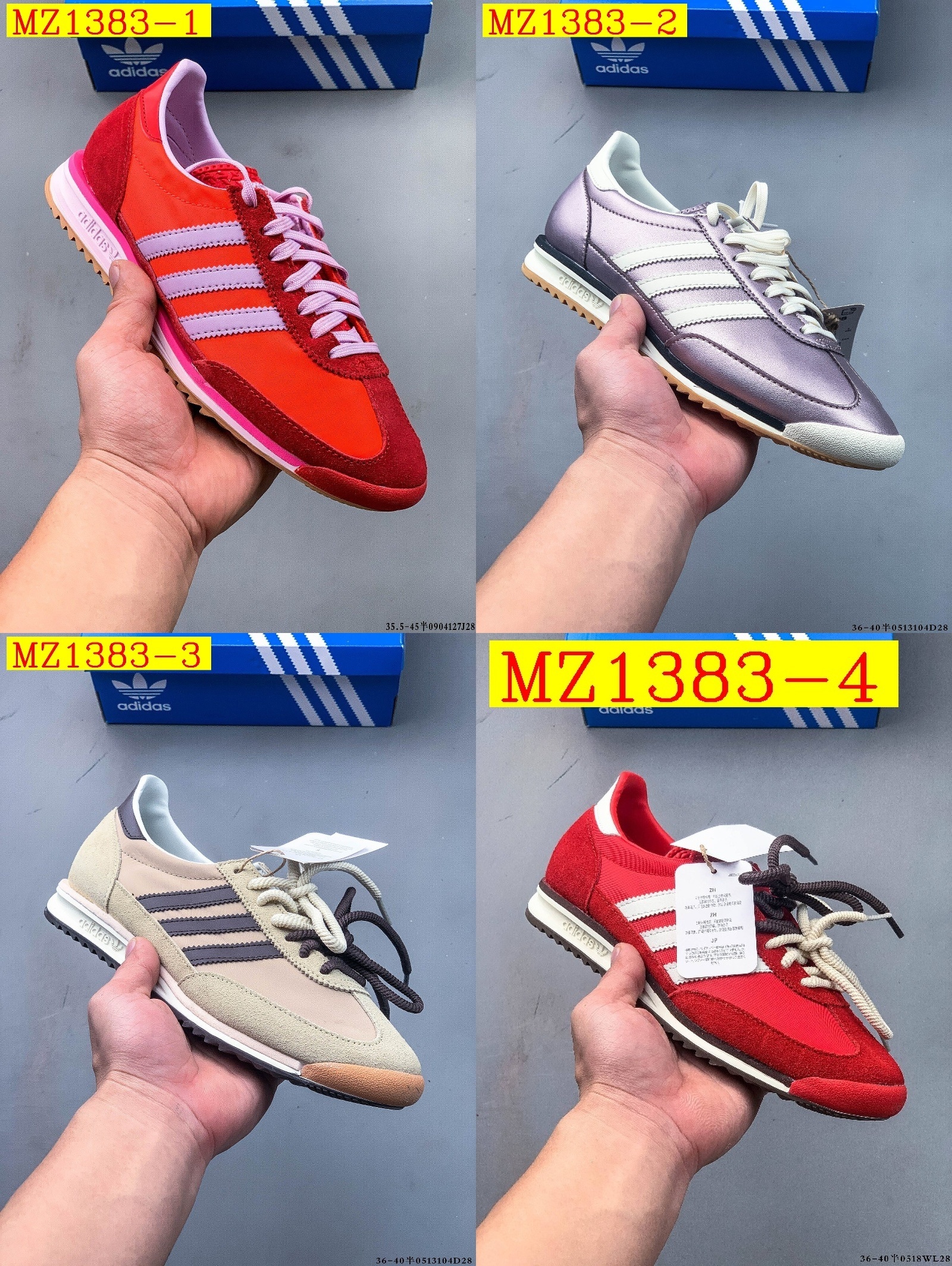 55$ Top Quality Adidas SL 72 RS size 36-45 half 624810 MZ1383 gallery