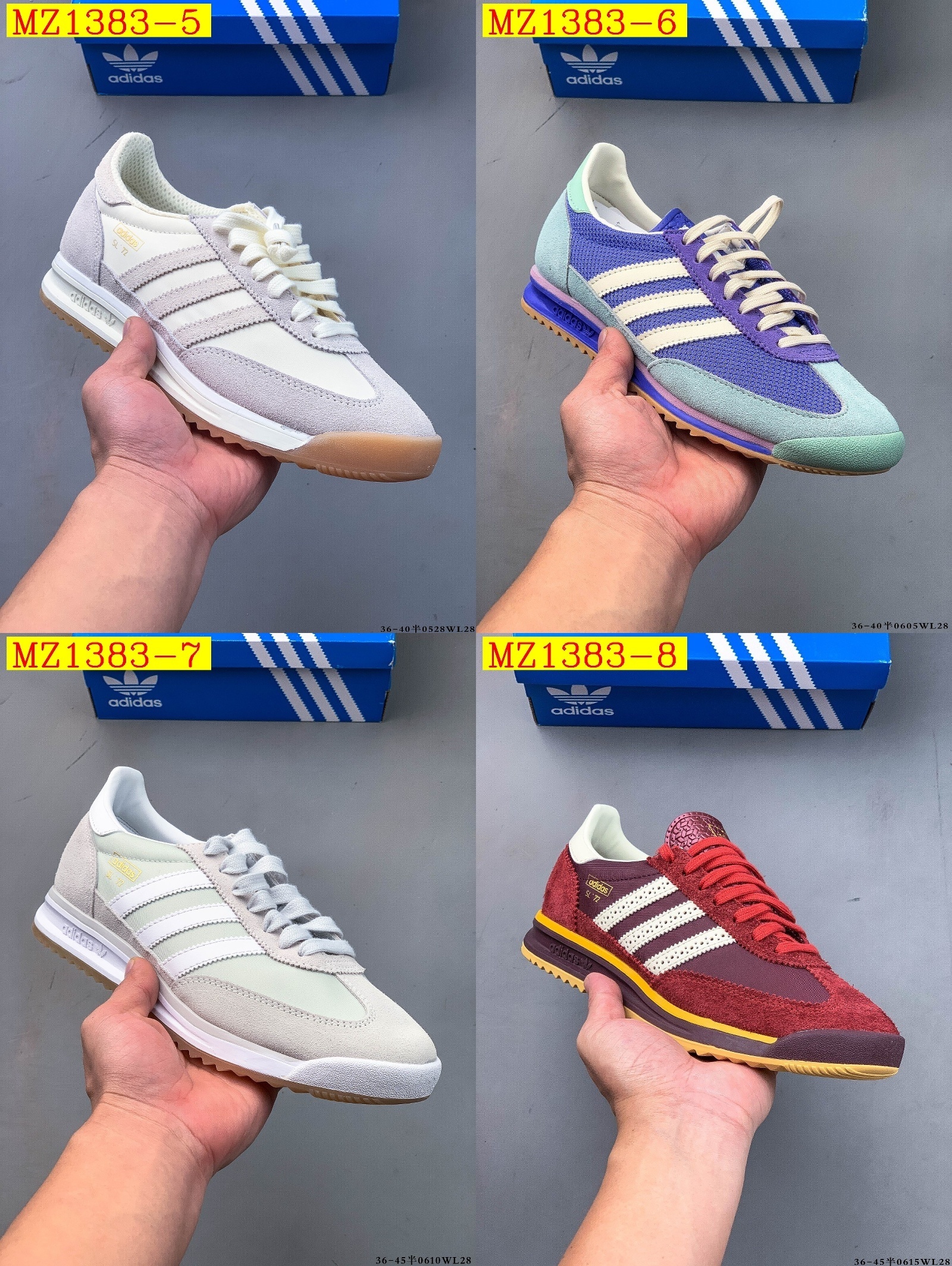55$ Top Quality Adidas SL 72 RS size 36-45 half 624810 MZ1383 gallery