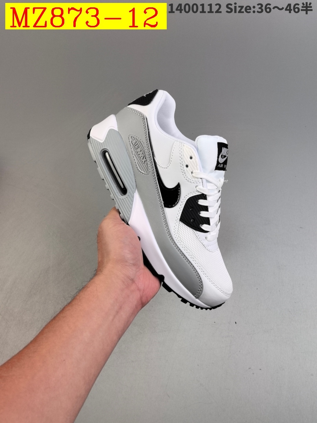 55$ Top Quality Nike Air Max 90 half size 36-45 526820 MZ873 gallery
