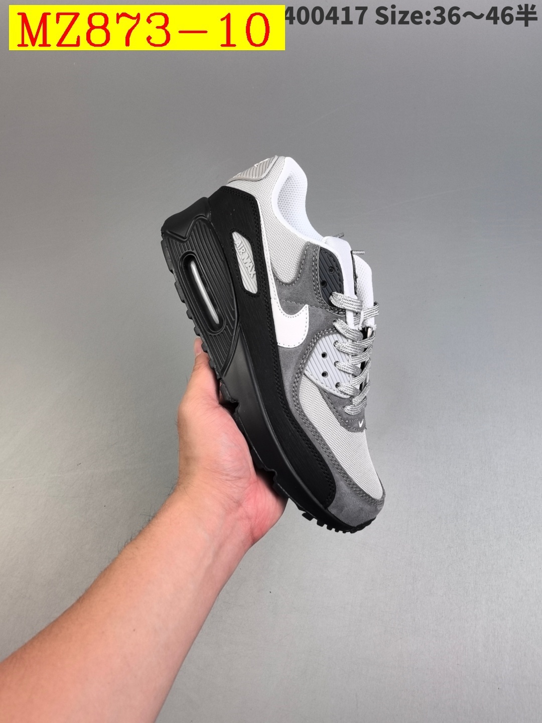 55$ Top Quality Nike Air Max 90 half size 36-45 526820 MZ873 gallery