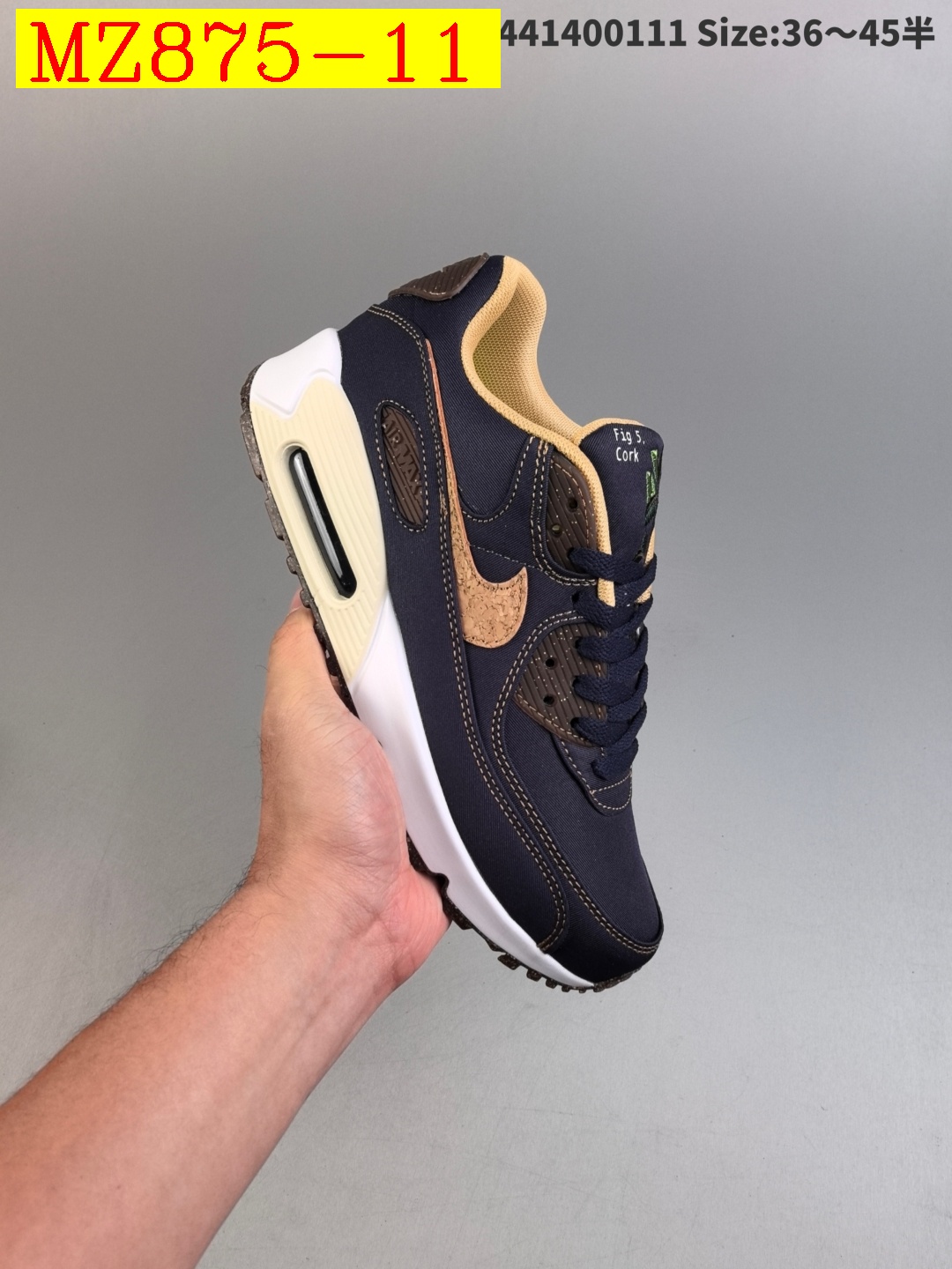 Top Quality Nike Air Max 90 half size 36 45 626820 MZ875 gallery