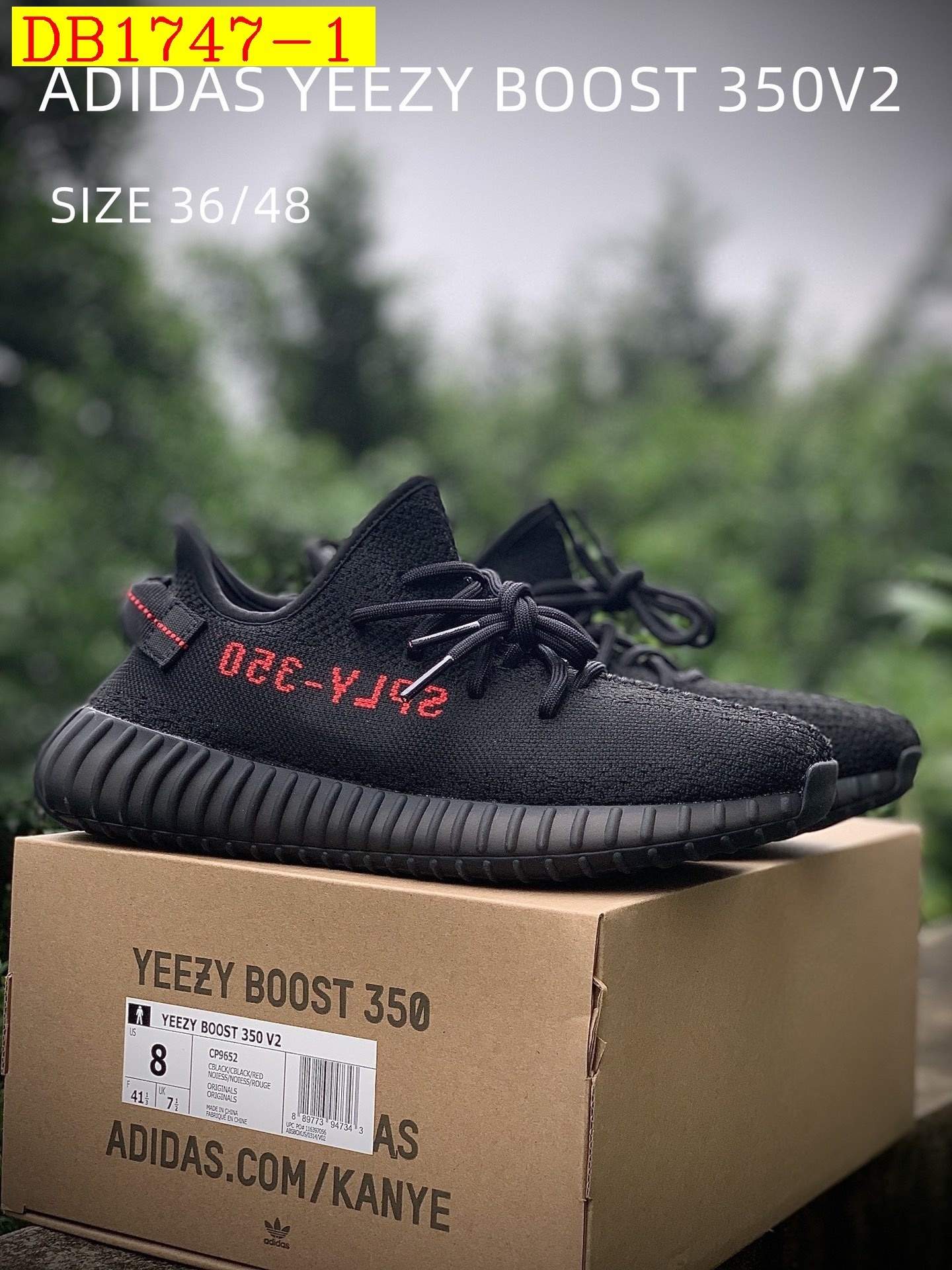 55$ dh Adidas YEEZY 350V2 1 size 36-46 52487034490 DB1747 gallery
