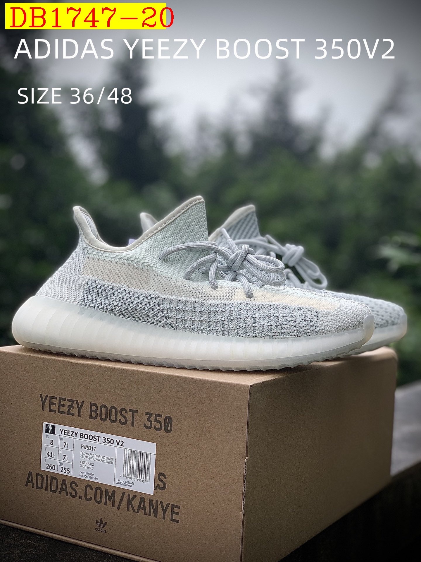 55$ dh Adidas YEEZY 350V2 1 size 36-46 52487034490 DB1747 gallery