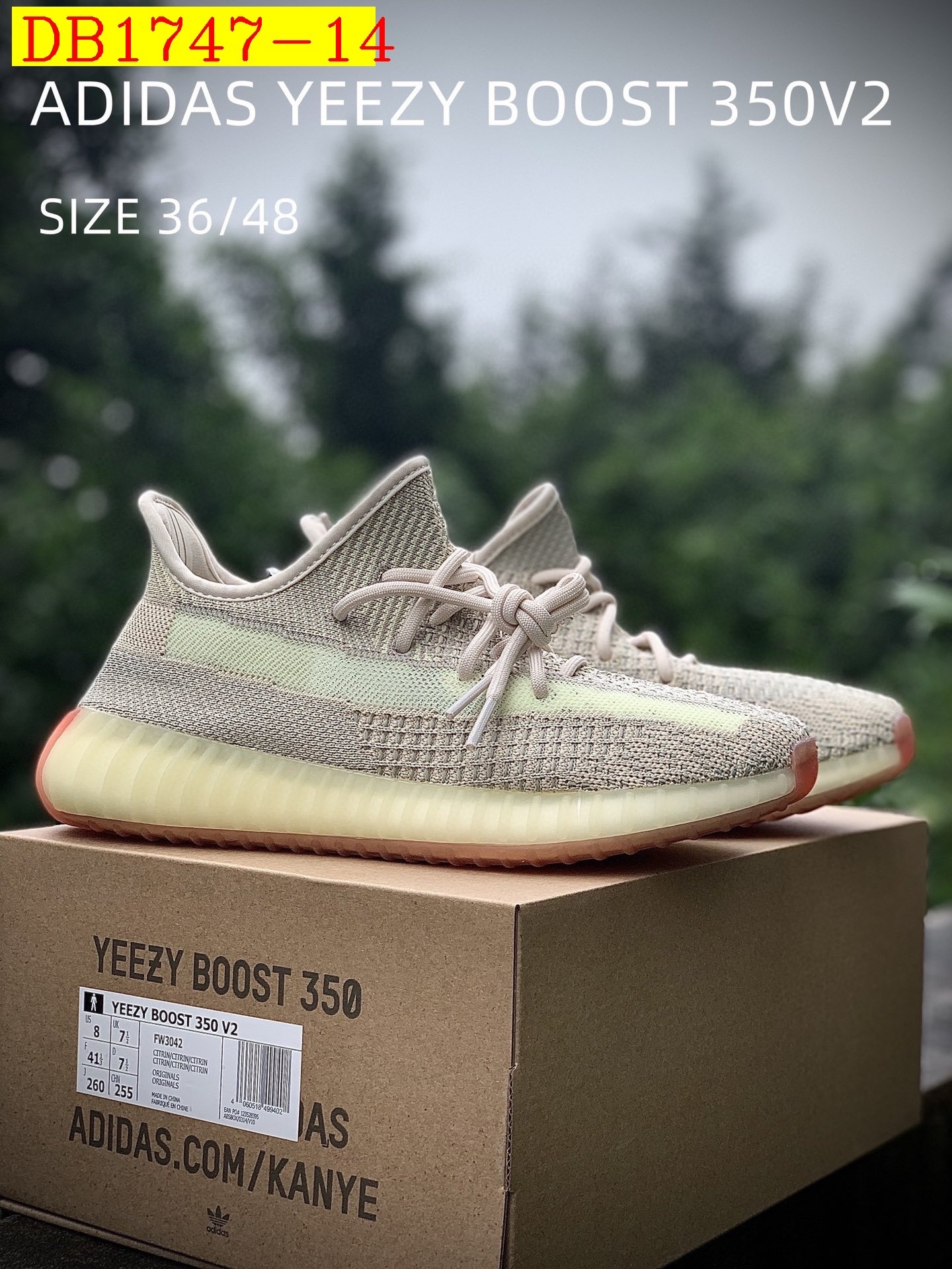55$ dh Adidas YEEZY 350V2 1 size 36-46 52487034490 DB1747 gallery