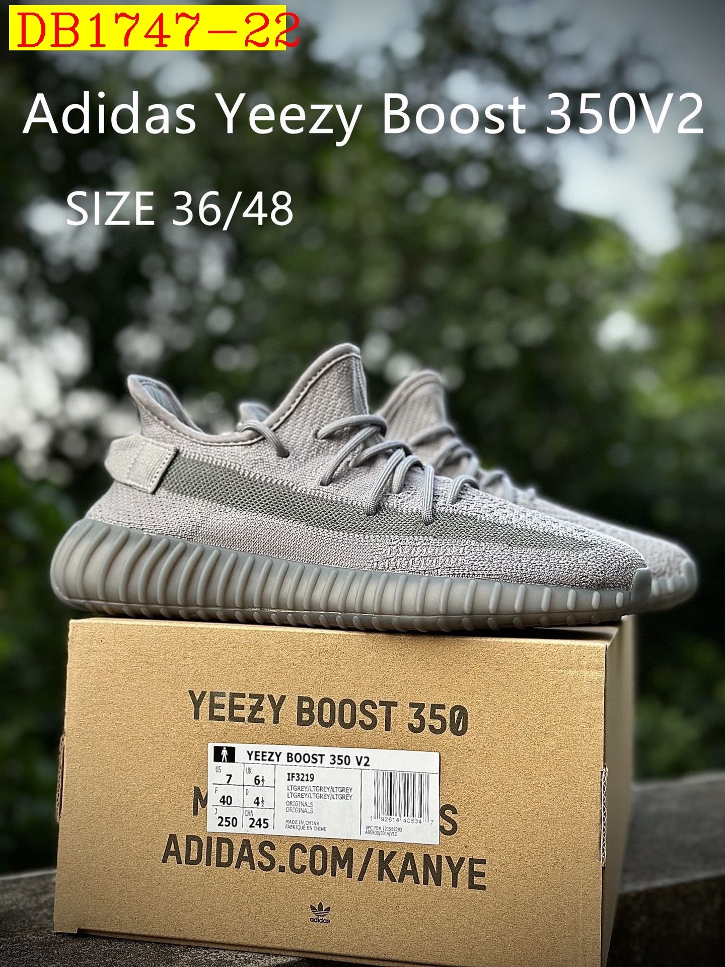 55$ dh Adidas YEEZY 350V2 1 size 36-46 52487034490 DB1747 gallery
