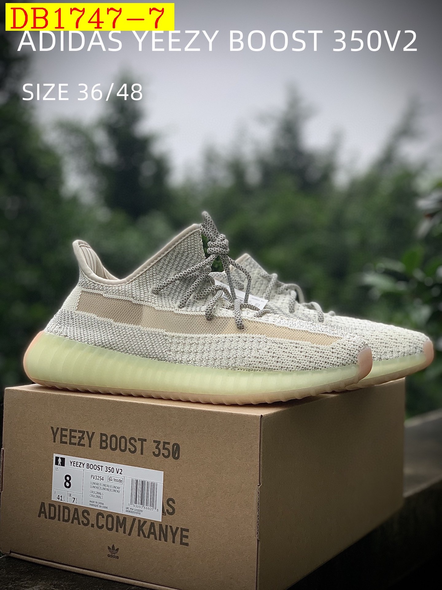 55$ dh Adidas YEEZY 350V2 1 size 36-46 52487034490 DB1747 gallery