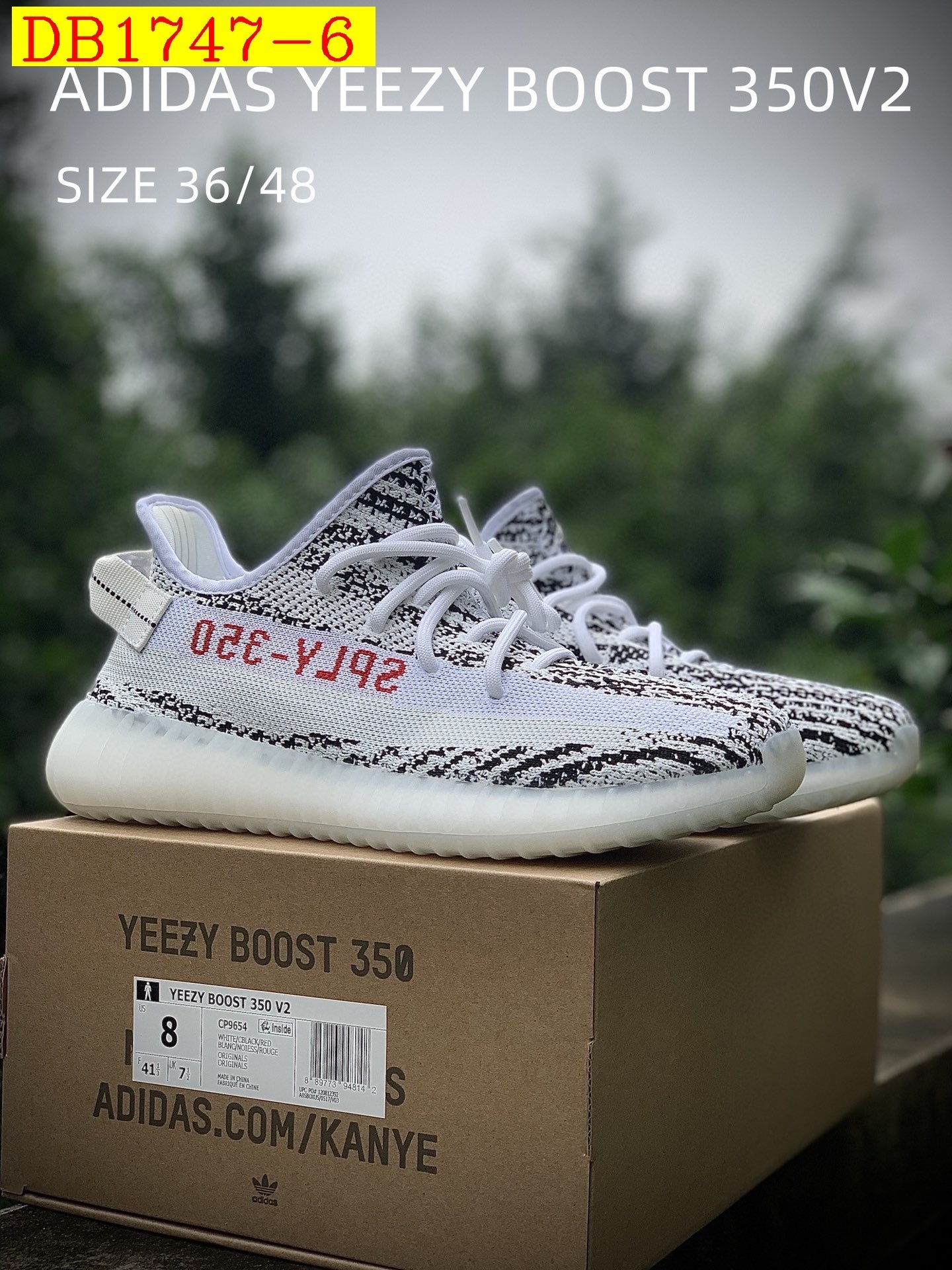 55$ dh Adidas YEEZY 350V2 1 size 36-46 52487034490 DB1747 gallery