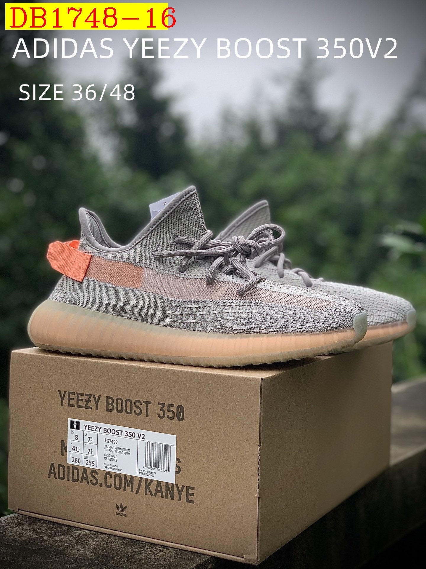 55$ dh Adidas YEEZY 350V2 2 size 36-46 52487034490 DB1748 gallery