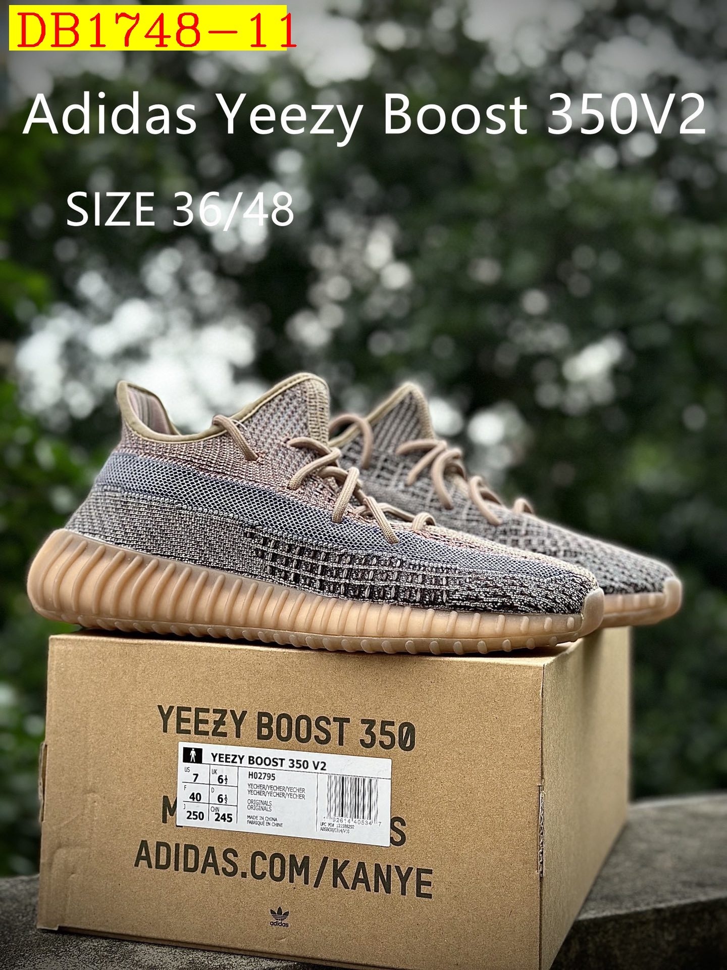 55$ dh Adidas YEEZY 350V2 2 size 36-46 52487034490 DB1748 gallery