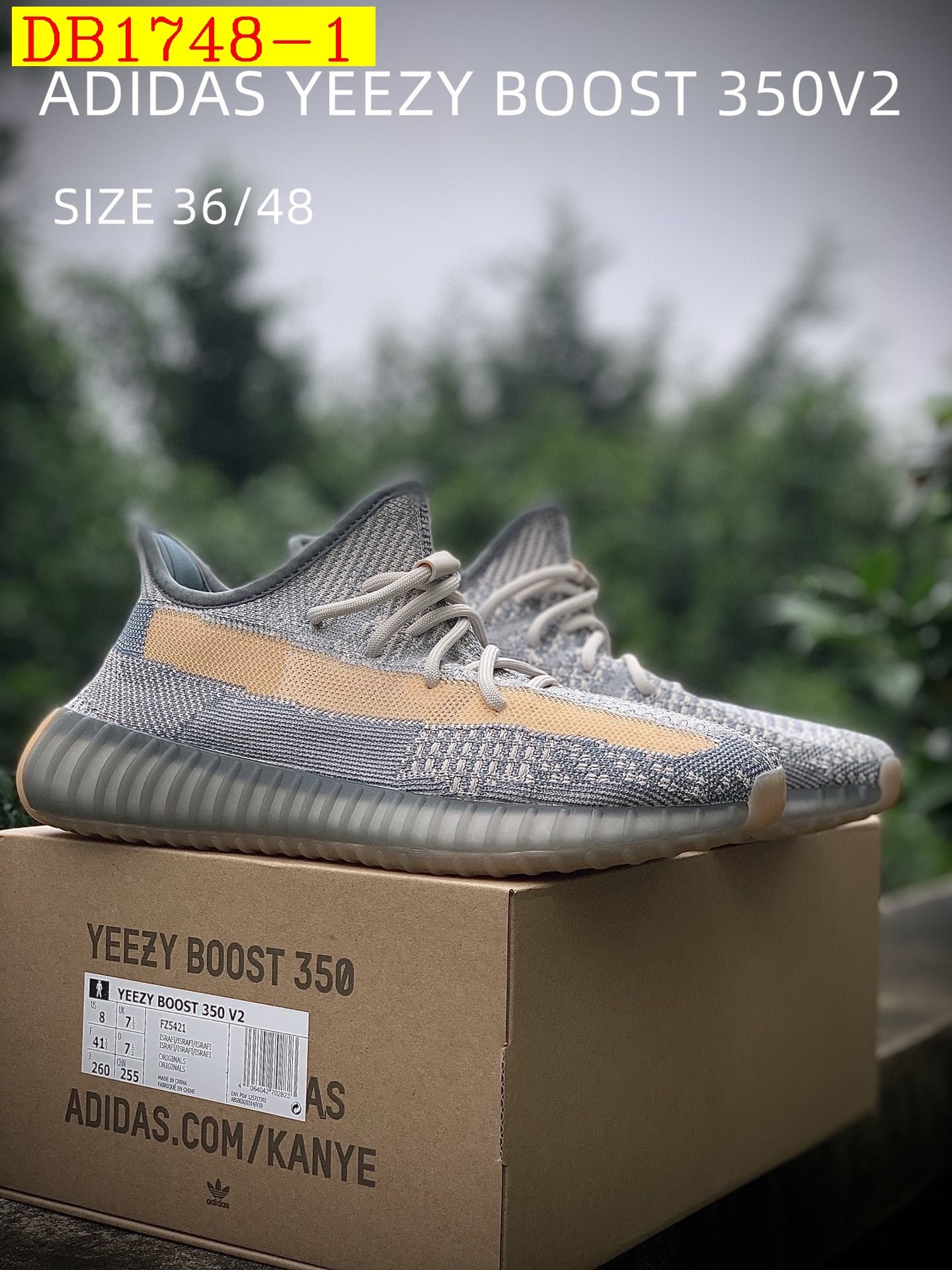 55$ dh Adidas YEEZY 350V2 2 size 36-46 52487034490 DB1748 gallery