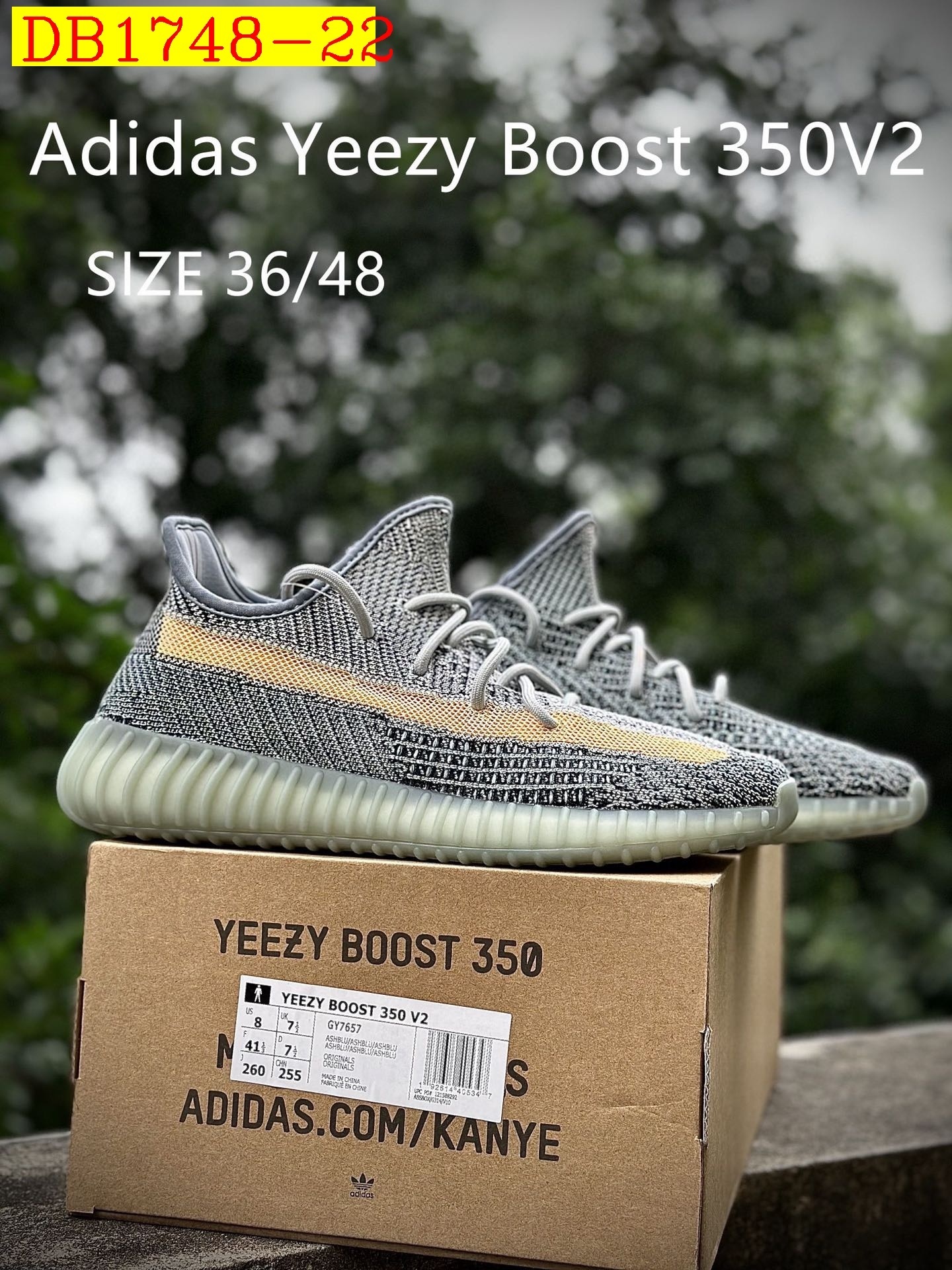 55$ dh Adidas YEEZY 350V2 2 size 36-46 52487034490 DB1748 gallery