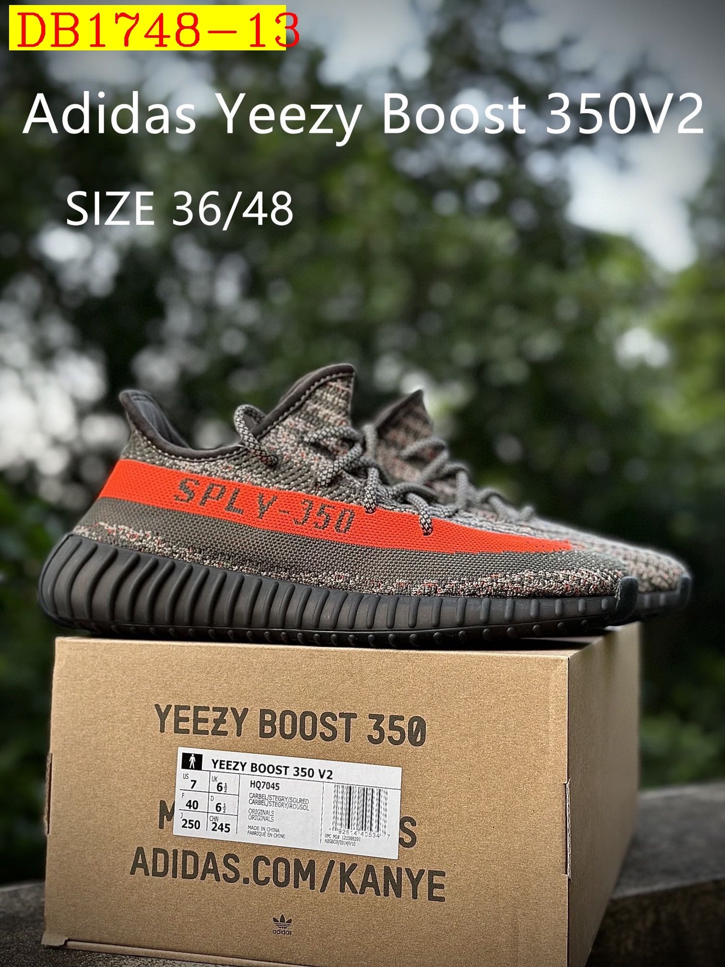 55$ dh Adidas YEEZY 350V2 2 size 36-46 52487034490 DB1748 gallery