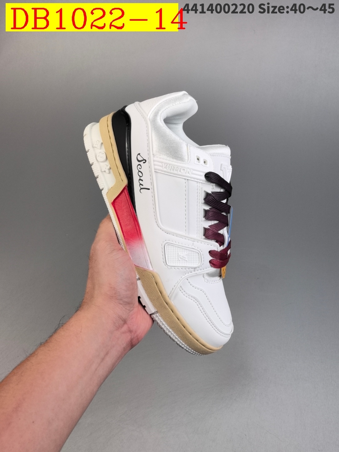 55$ dh Louis Vuitton Trainer Sneaker Low size 40-45 62385035853 DB1022 gallery