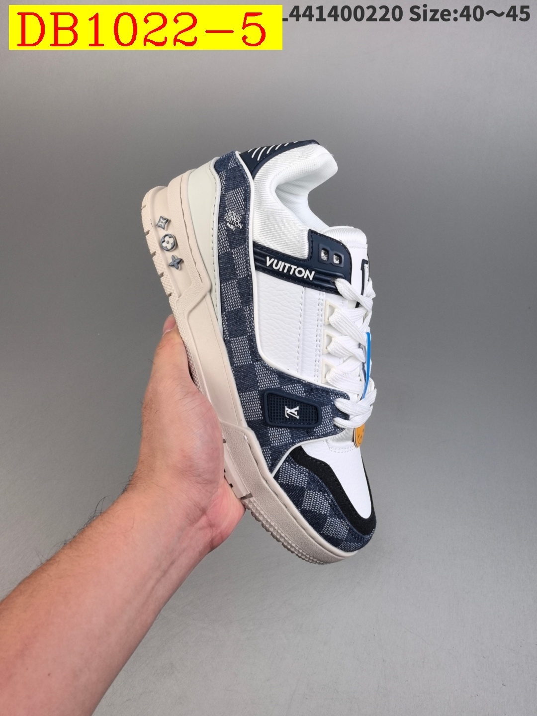 55$ dh Louis Vuitton Trainer Sneaker Low size 40-45 62385035853 DB1022 gallery