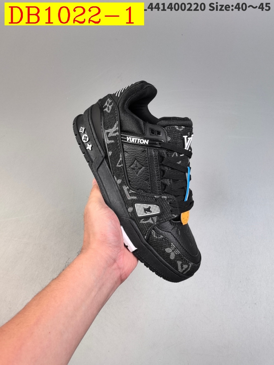 55$ dh Louis Vuitton Trainer Sneaker Low size 40-45 62385035853 DB1022 gallery