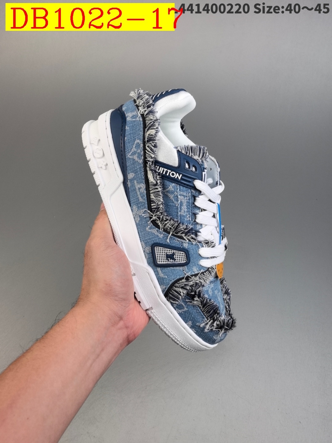 55$ dh Louis Vuitton Trainer Sneaker Low size 40-45 62385035853 DB1022 gallery