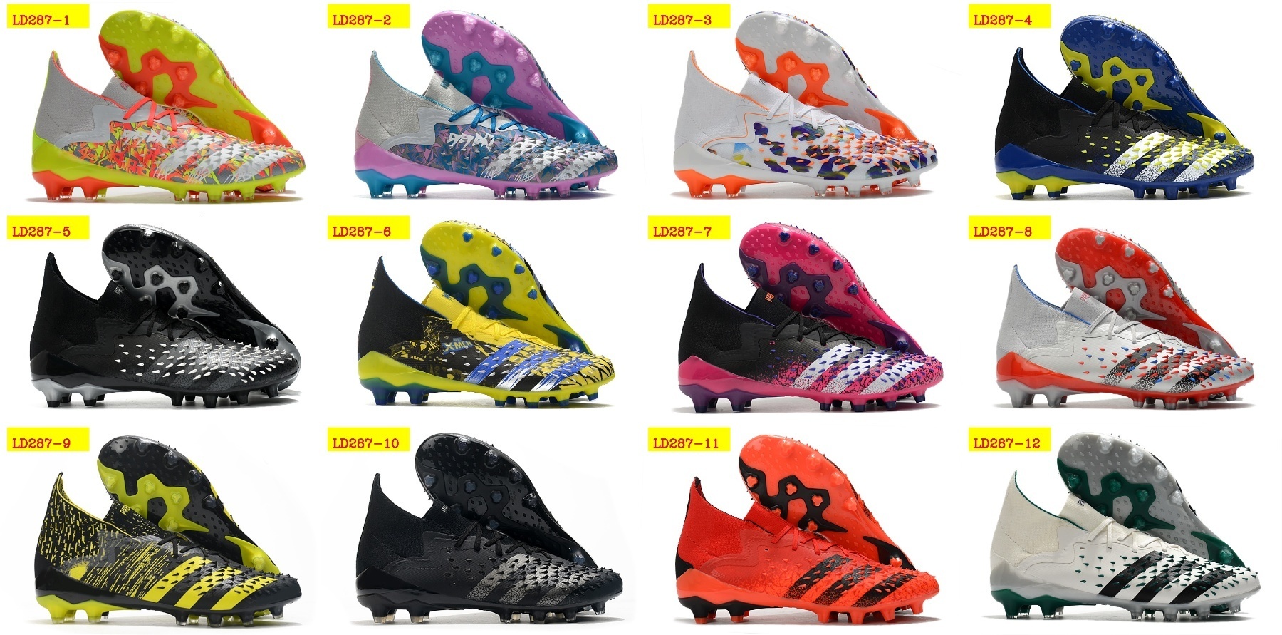 55$ new_dh ADIDAS PREDATOR FREAK.1 AG SIZE 39-45 73428035622 LD287 gallery