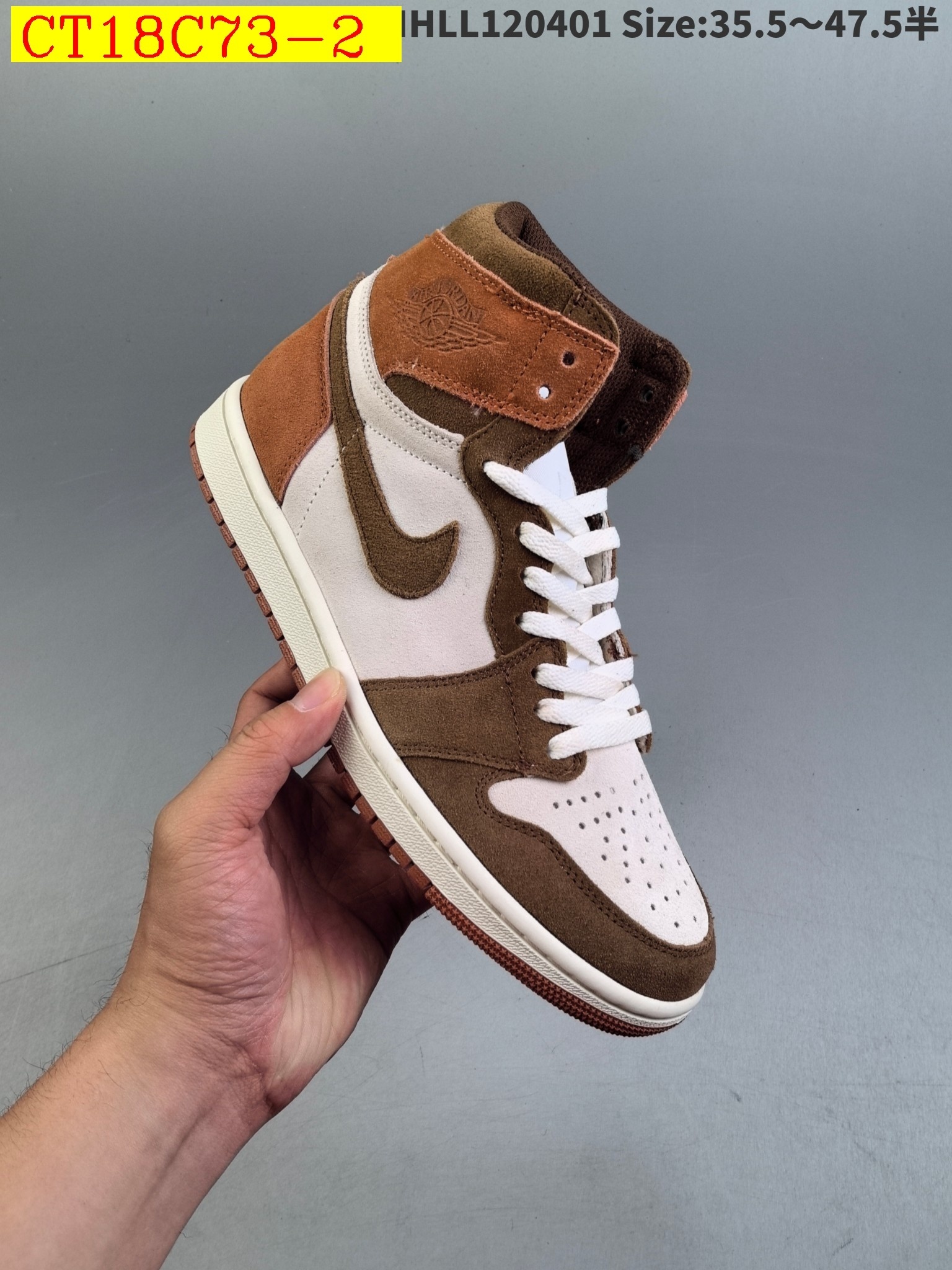 55$ new_dh Air Jordan 1 High OG True Blue SIZE 36-45 93807035622 CT18C73 gallery