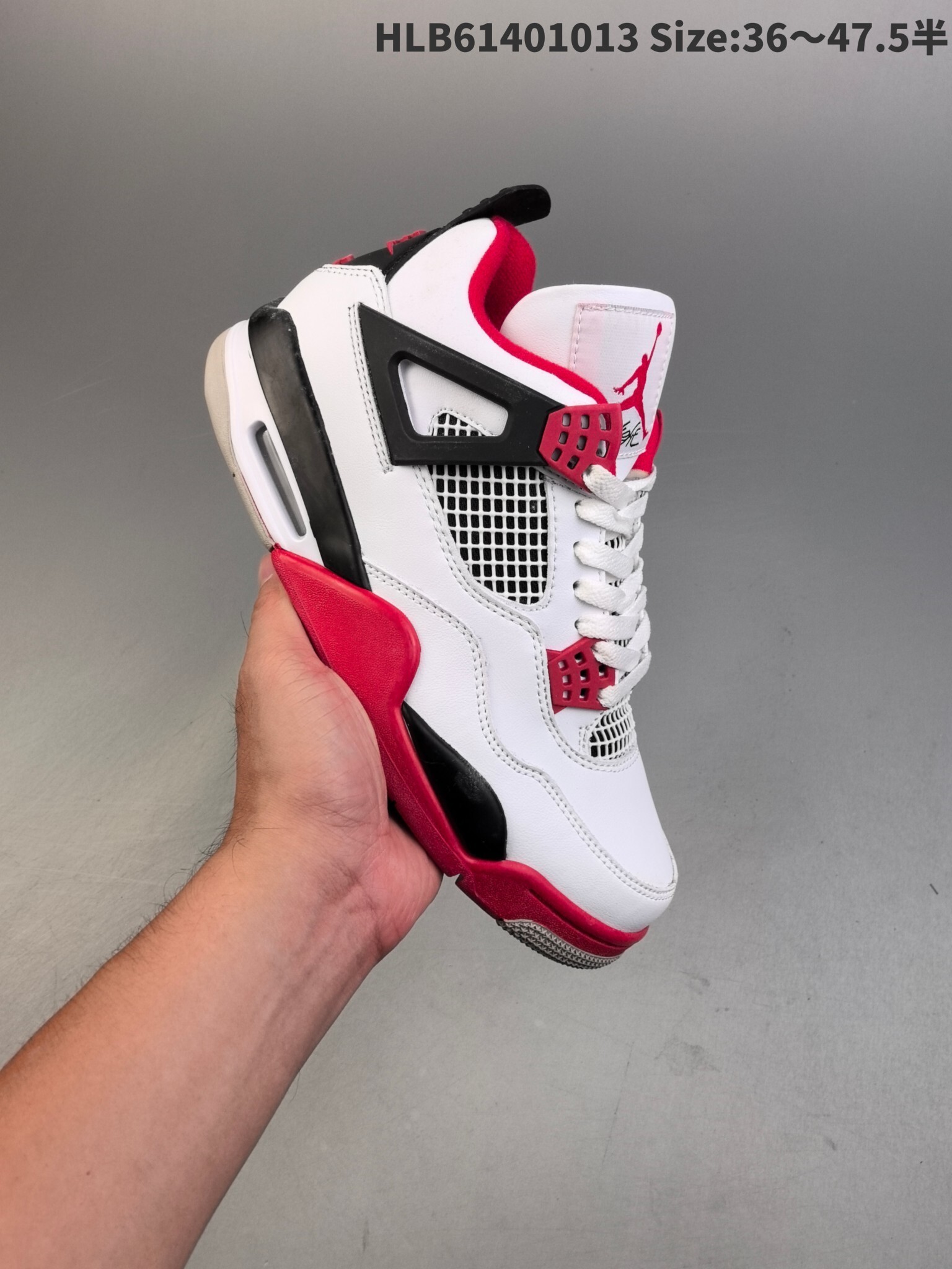 55$ new_dh Air Jordan 4 Retro Fire Red size 36-46 92685035621 DB1731 gallery