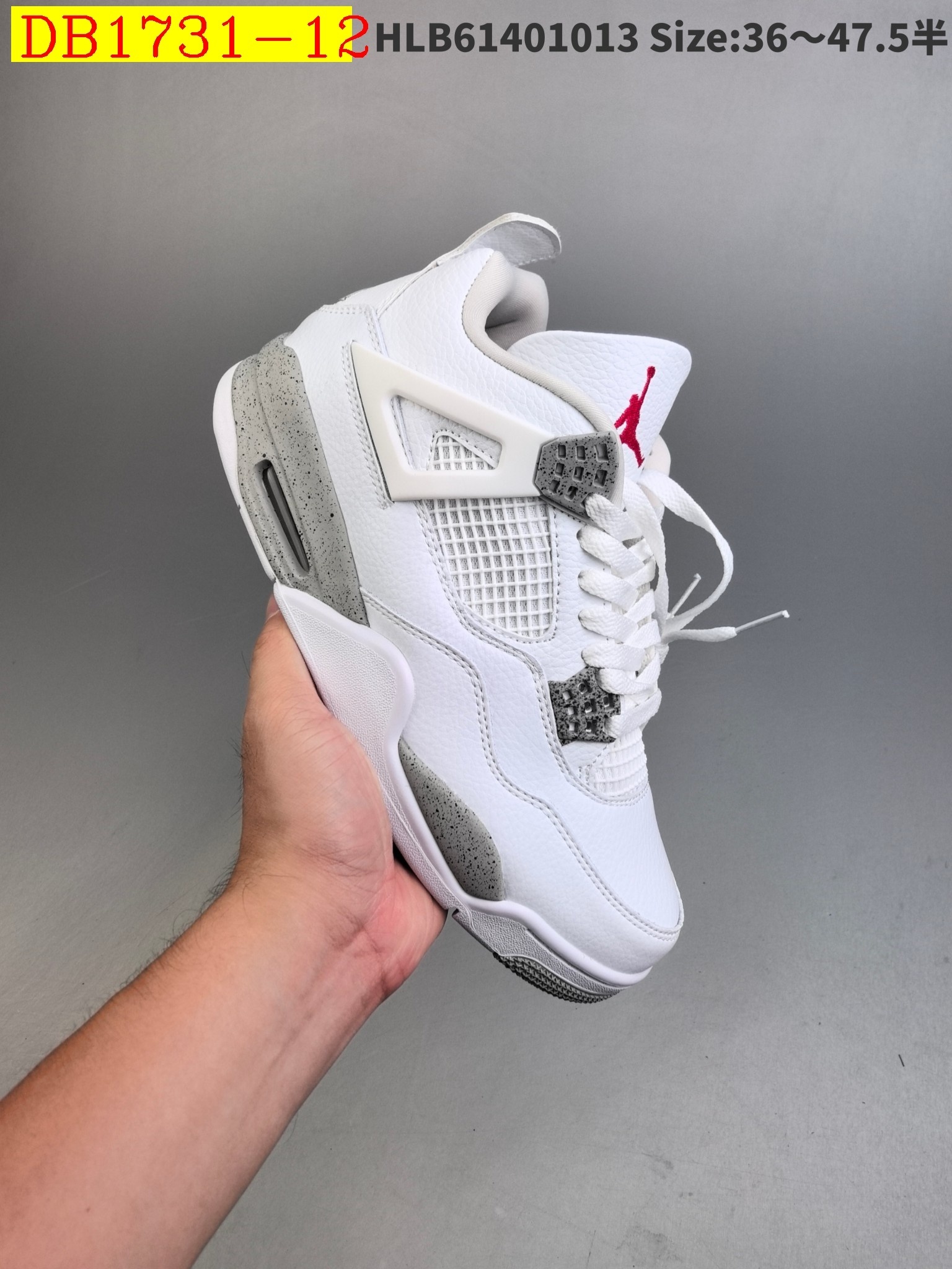 55$ new_dh Air Jordan 4 Retro Fire Red size 36-46 92685035621 DB1731 gallery