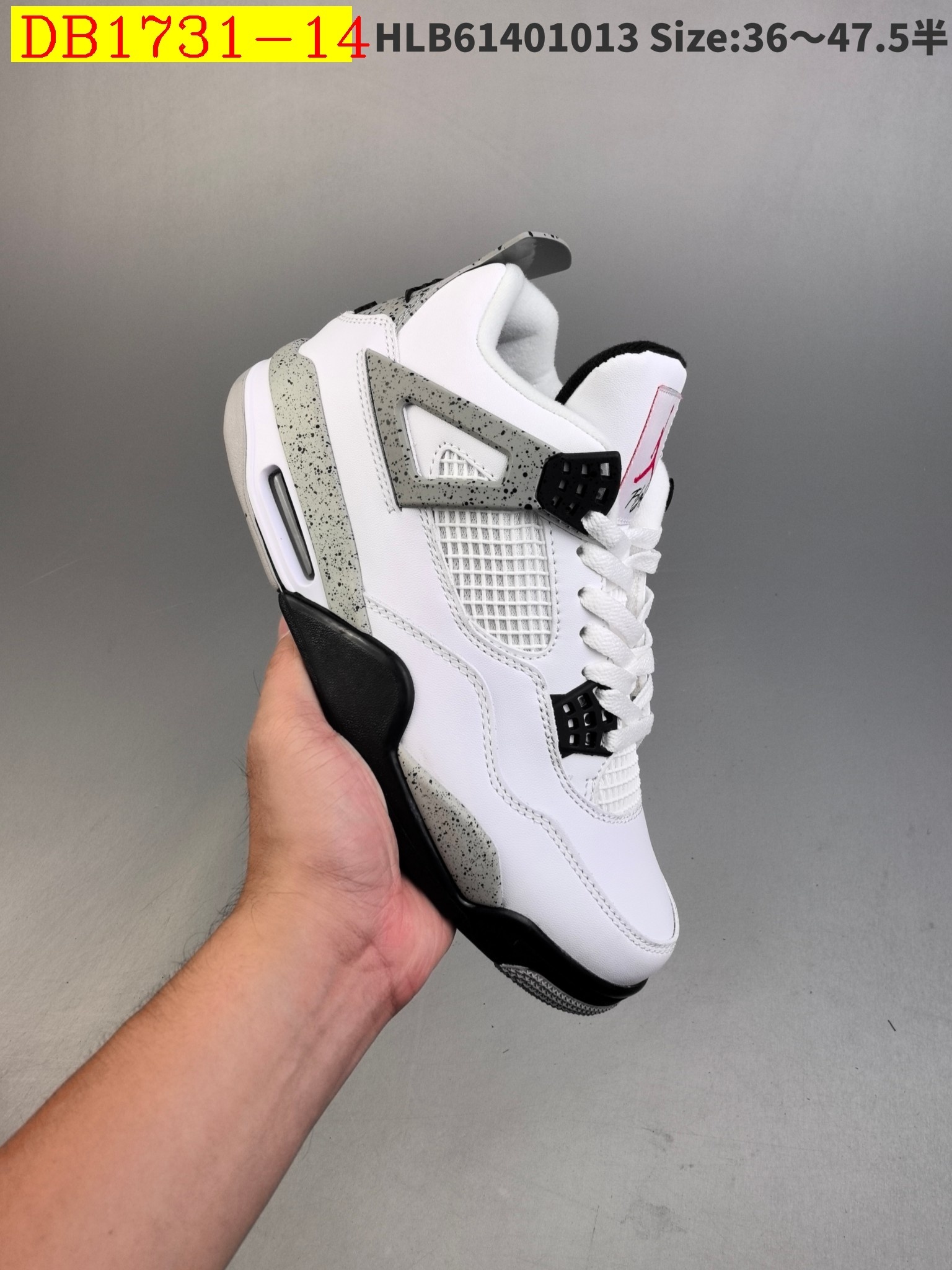 55$ new_dh Air Jordan 4 Retro Fire Red size 36-46 92685035621 DB1731 gallery