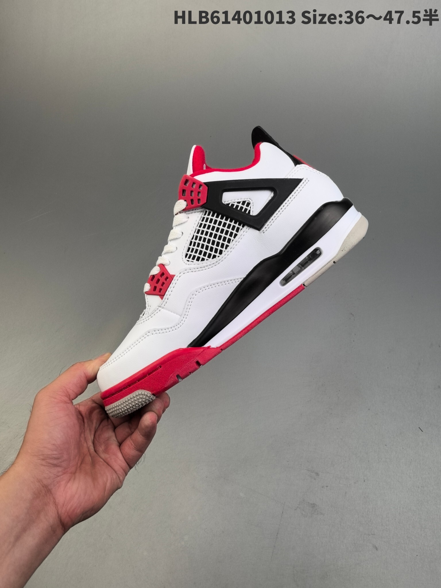 55$ new_dh Air Jordan 4 Retro Fire Red size 36-46 92685035621 DB1731 gallery