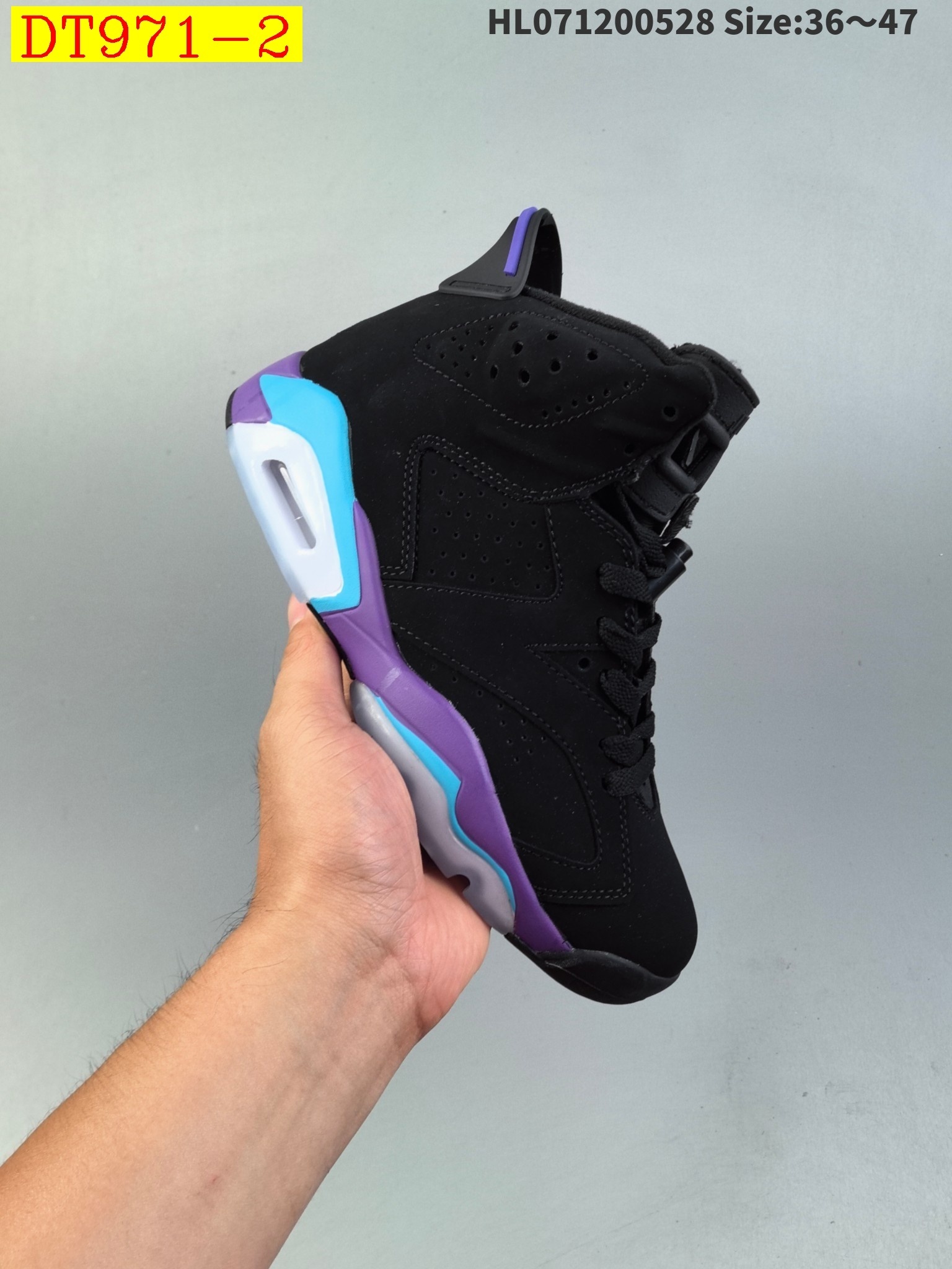 55$ new_dh Air Jordan 6 Aqua size 36-46 82547035525 DT971 gallery