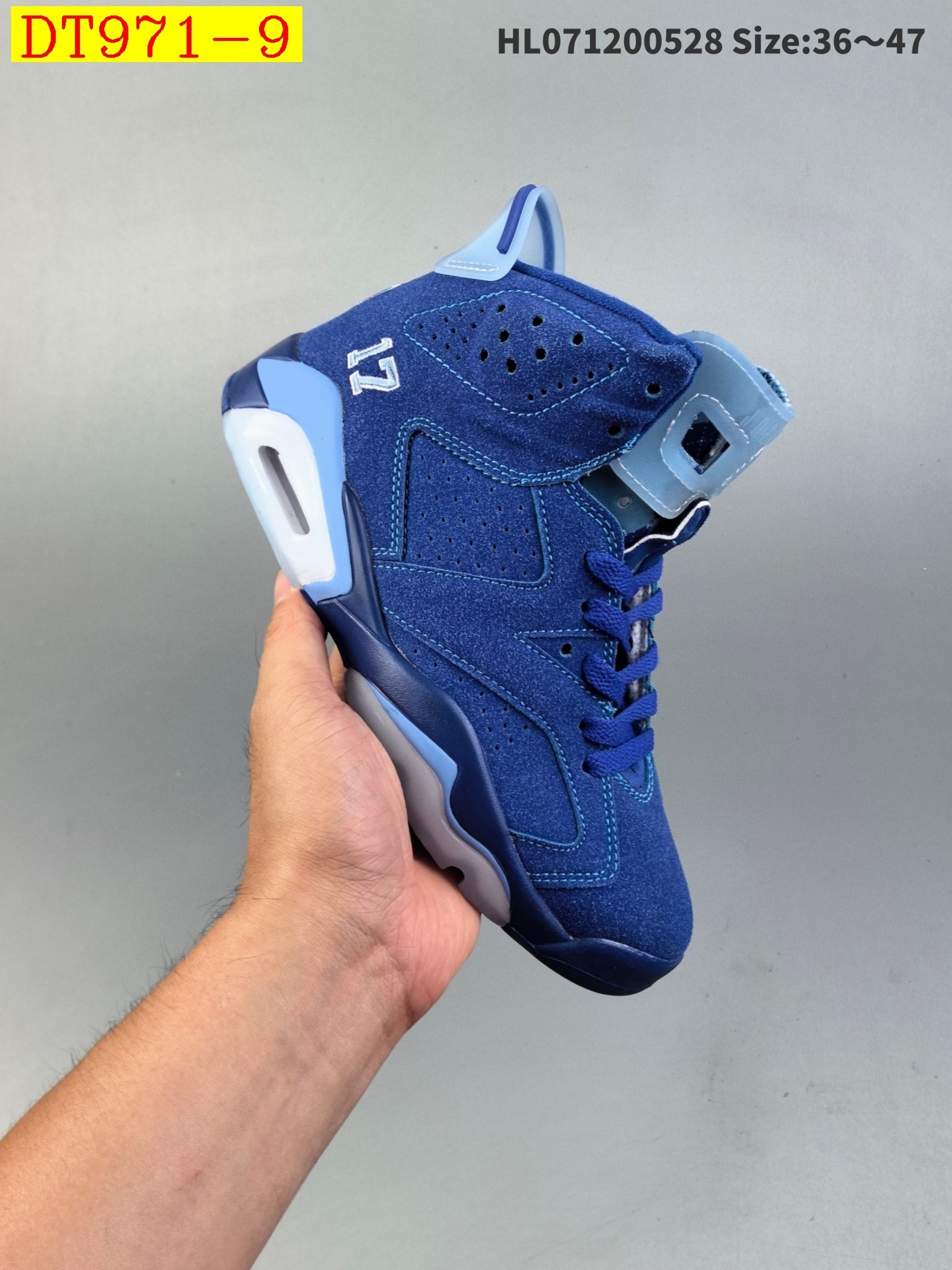 55$ new_dh Air Jordan 6 Aqua size 36-46 82547035525 DT971 gallery