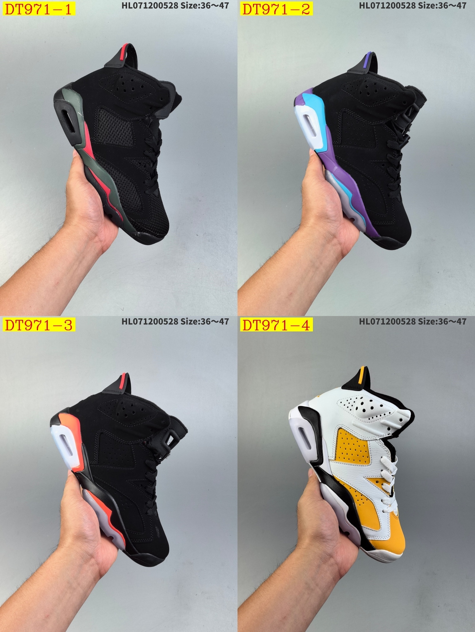 55$ new_dh Air Jordan 6 Aqua size 36-46 82547035525 DT971 gallery