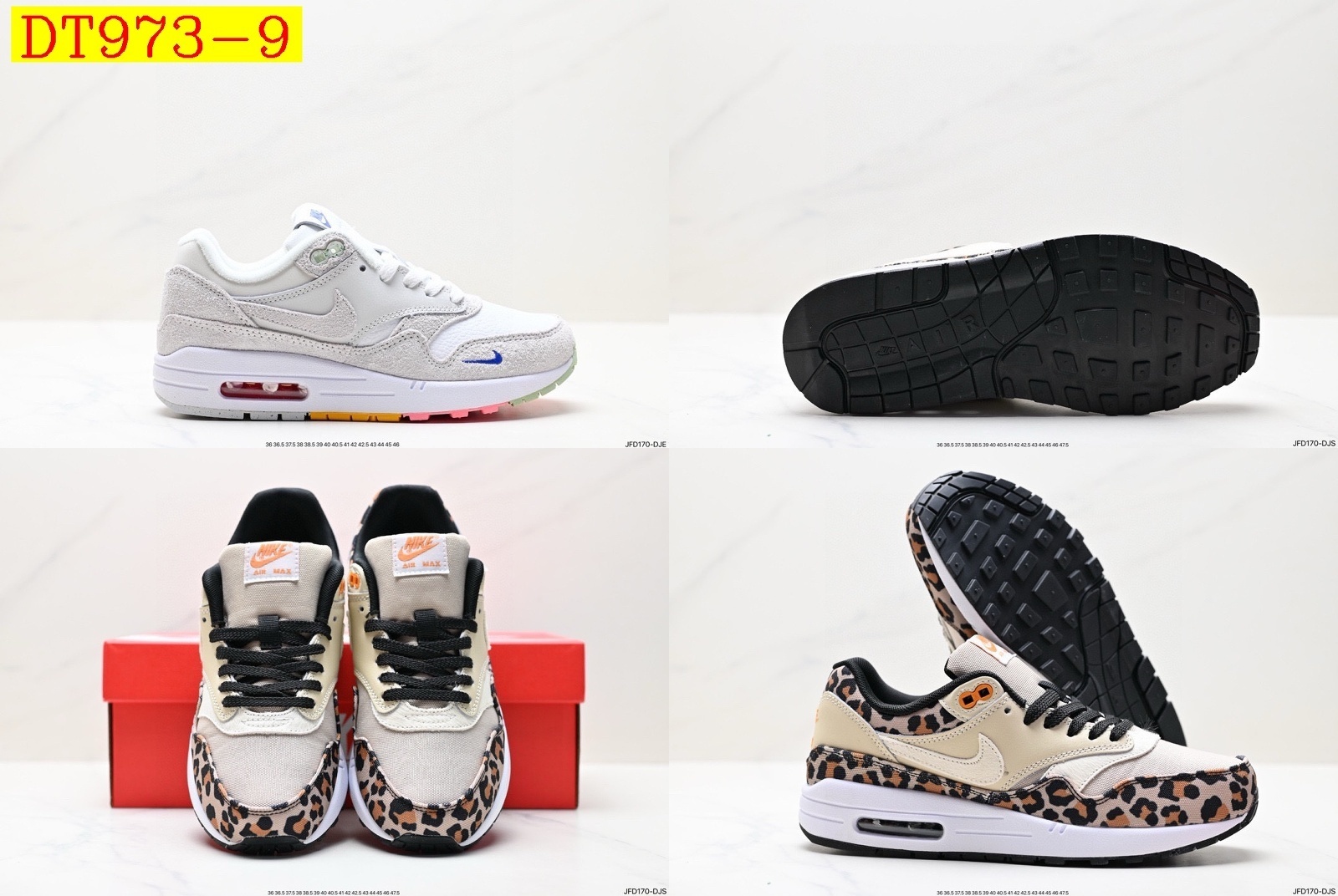 55$ new_dh Nike Air Max 1  Air Max Top Quality SIZE 36-46 93605035620 DT973 gallery