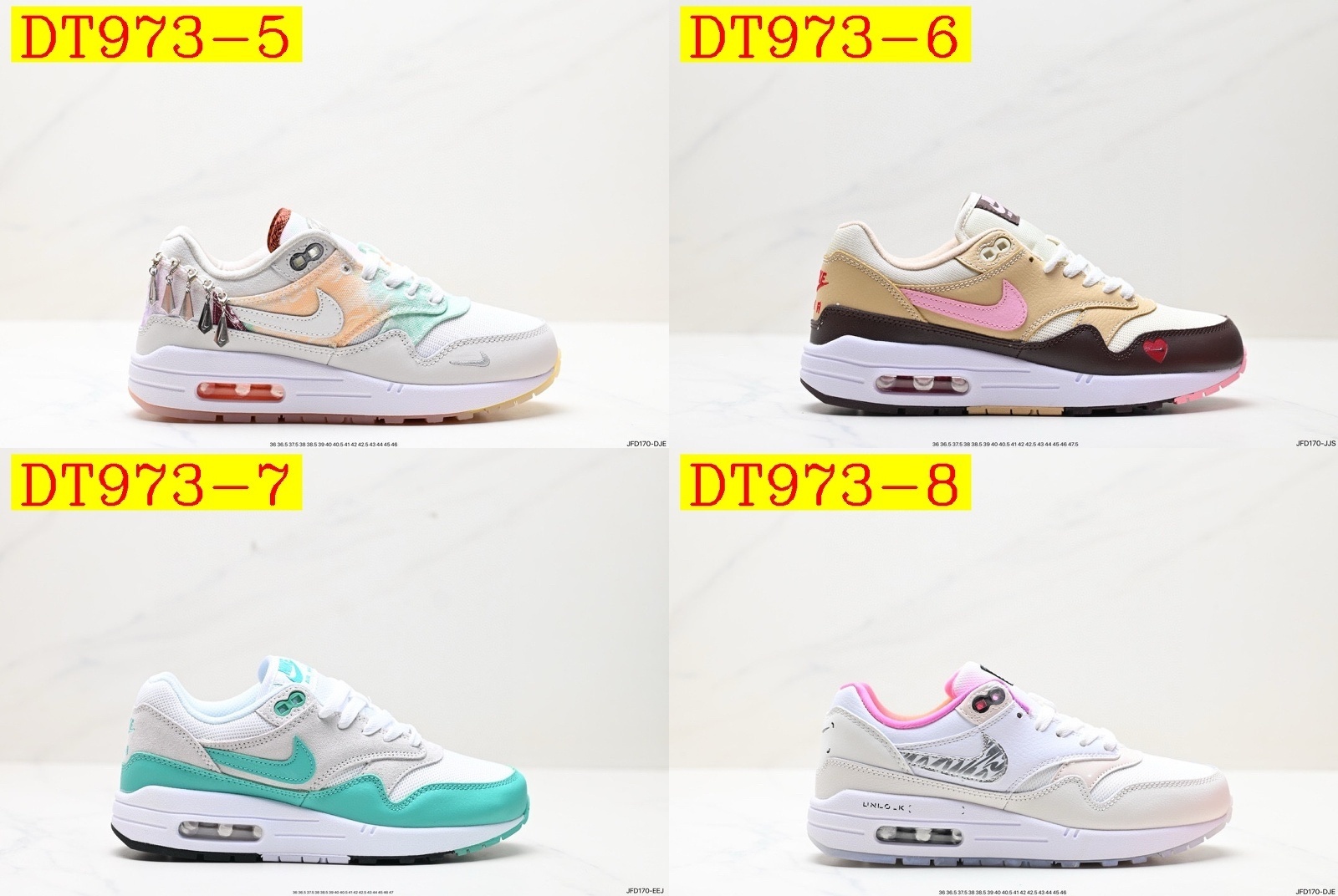 55$ new_dh Nike Air Max 1  Air Max Top Quality SIZE 36-46 93605035620 DT973 gallery
