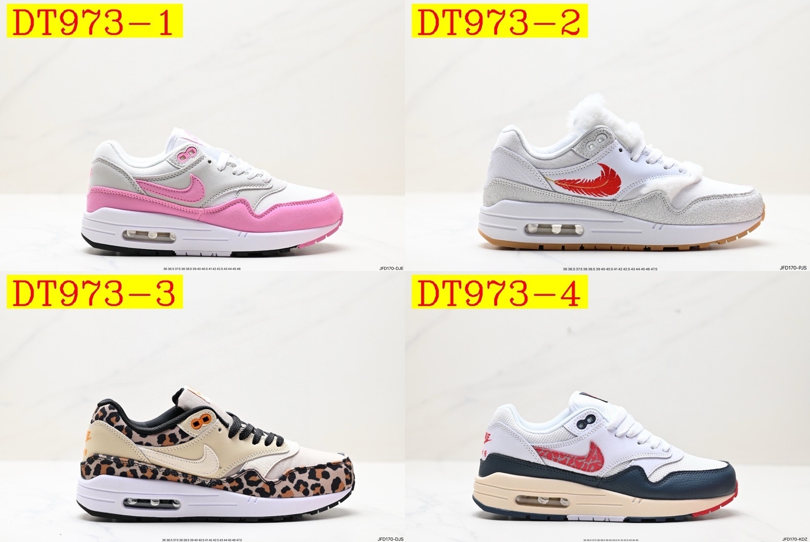 55$ new_dh Nike Air Max 1  Air Max Top Quality SIZE 36-46 93605035620 DT973 gallery