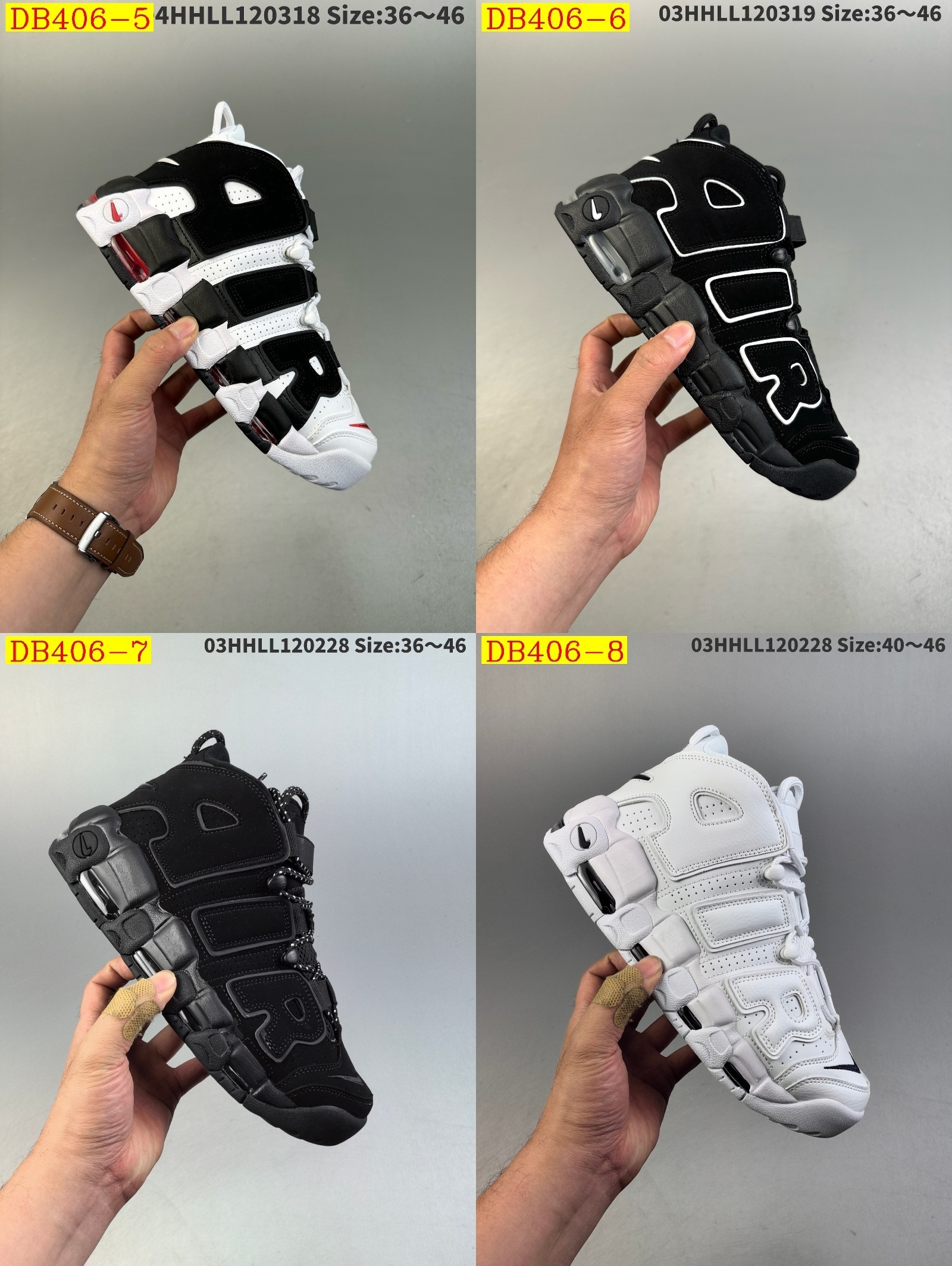55$ new_dh Nike Air More Uptempo size 36-46 92865035528 DB406 gallery