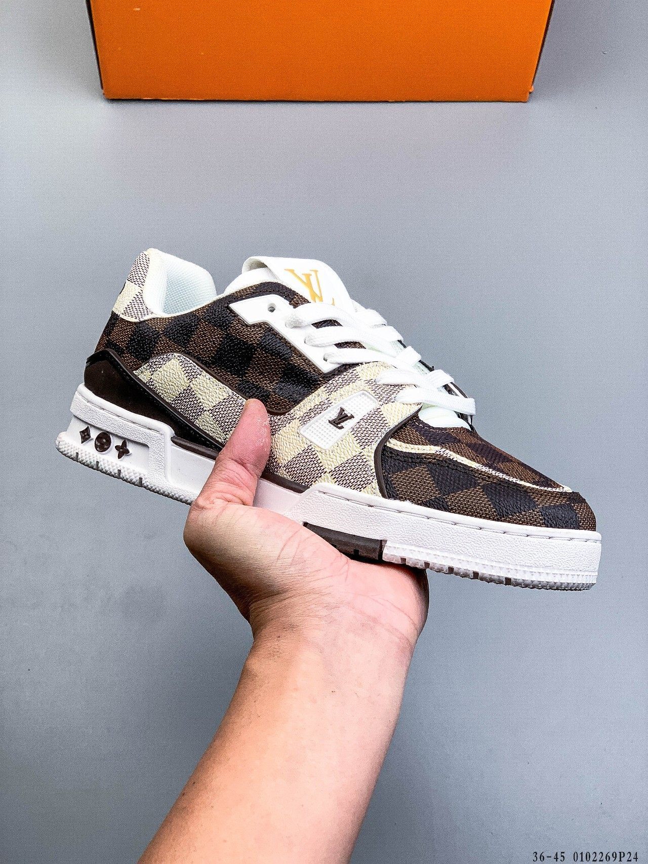 56$ Louis Vuitton LV Trainer Maxi Size 36-45 228420 QT1650 gallery