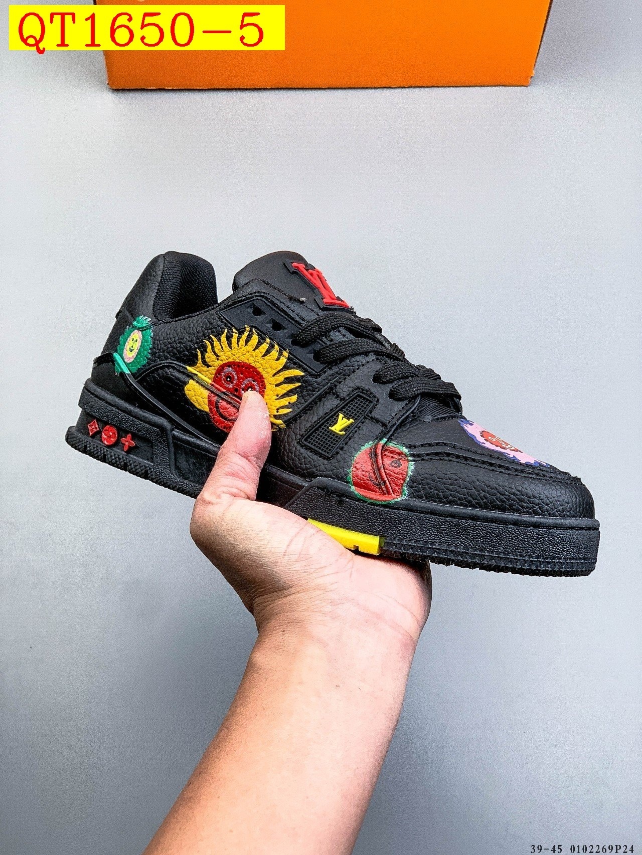 56$ Louis Vuitton LV Trainer Maxi Size 36-45 228420 QT1650 gallery