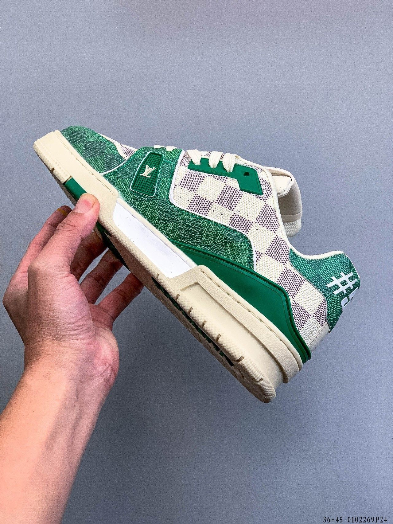 56$ Louis Vuitton LV Trainer Maxi Size 36-45 228420 QT1650 gallery