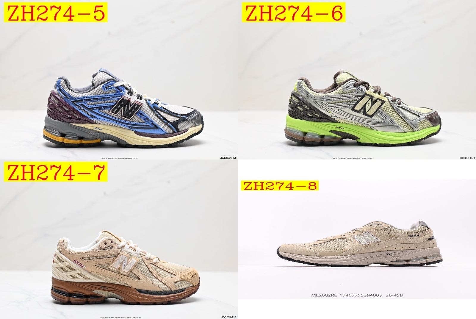 56$ New Balance 2002 size 36-45 All Colors 1 734010 ZH274 gallery