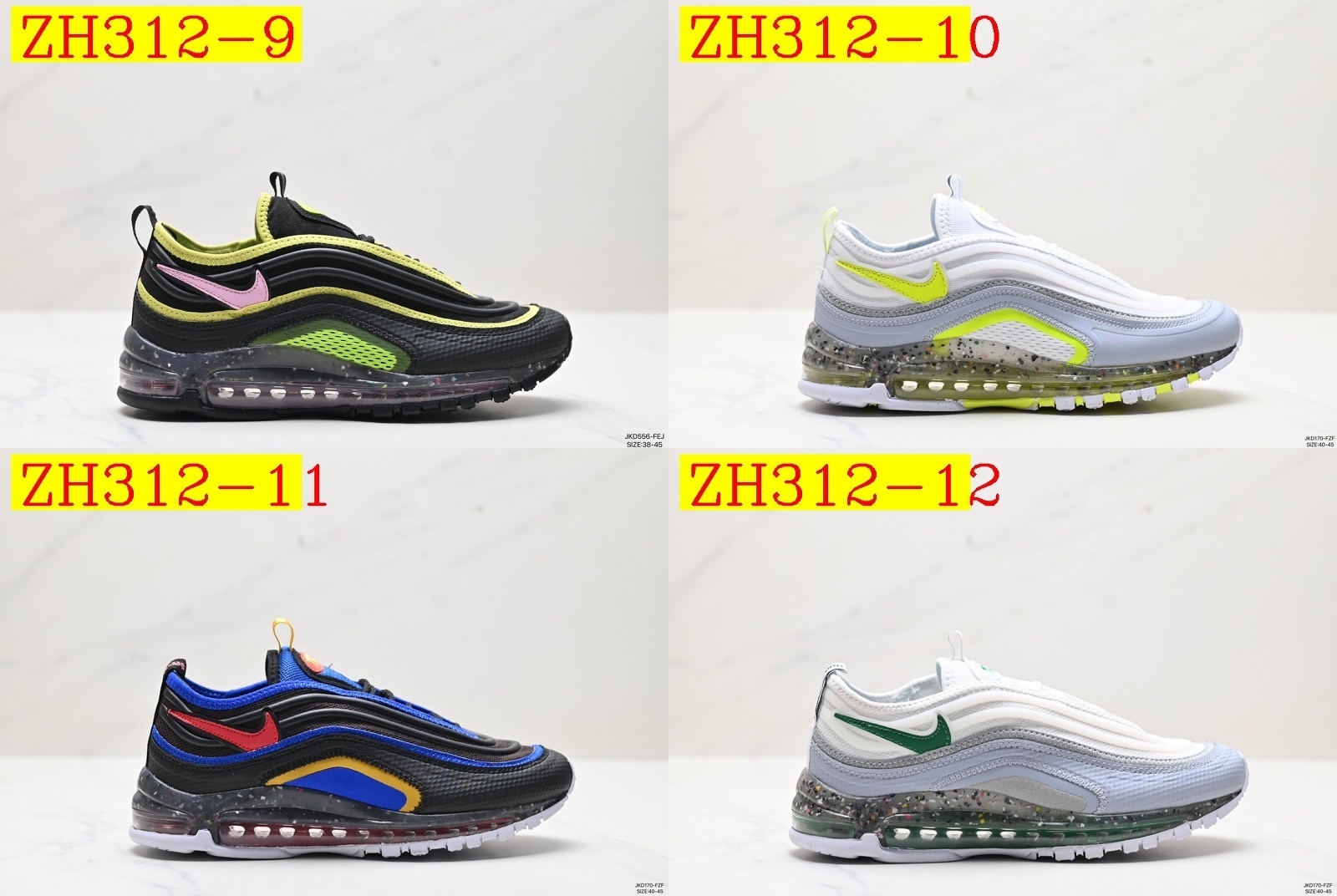 56$ Nike Air Max 97 size 36-45 All Colors 1 724850 ZH312 gallery