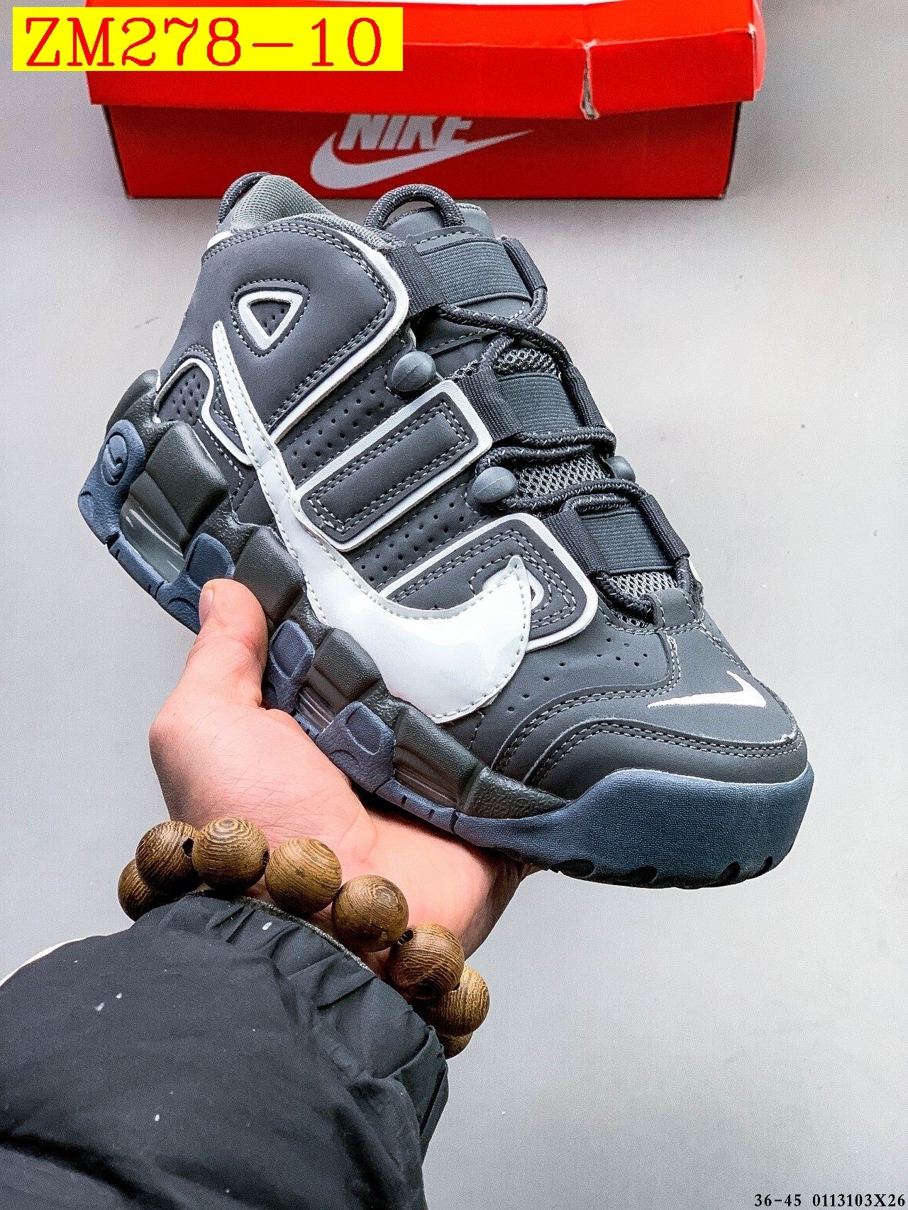 56$ Nike Air More Uptempo Size 36-45 629680 ZM278 gallery