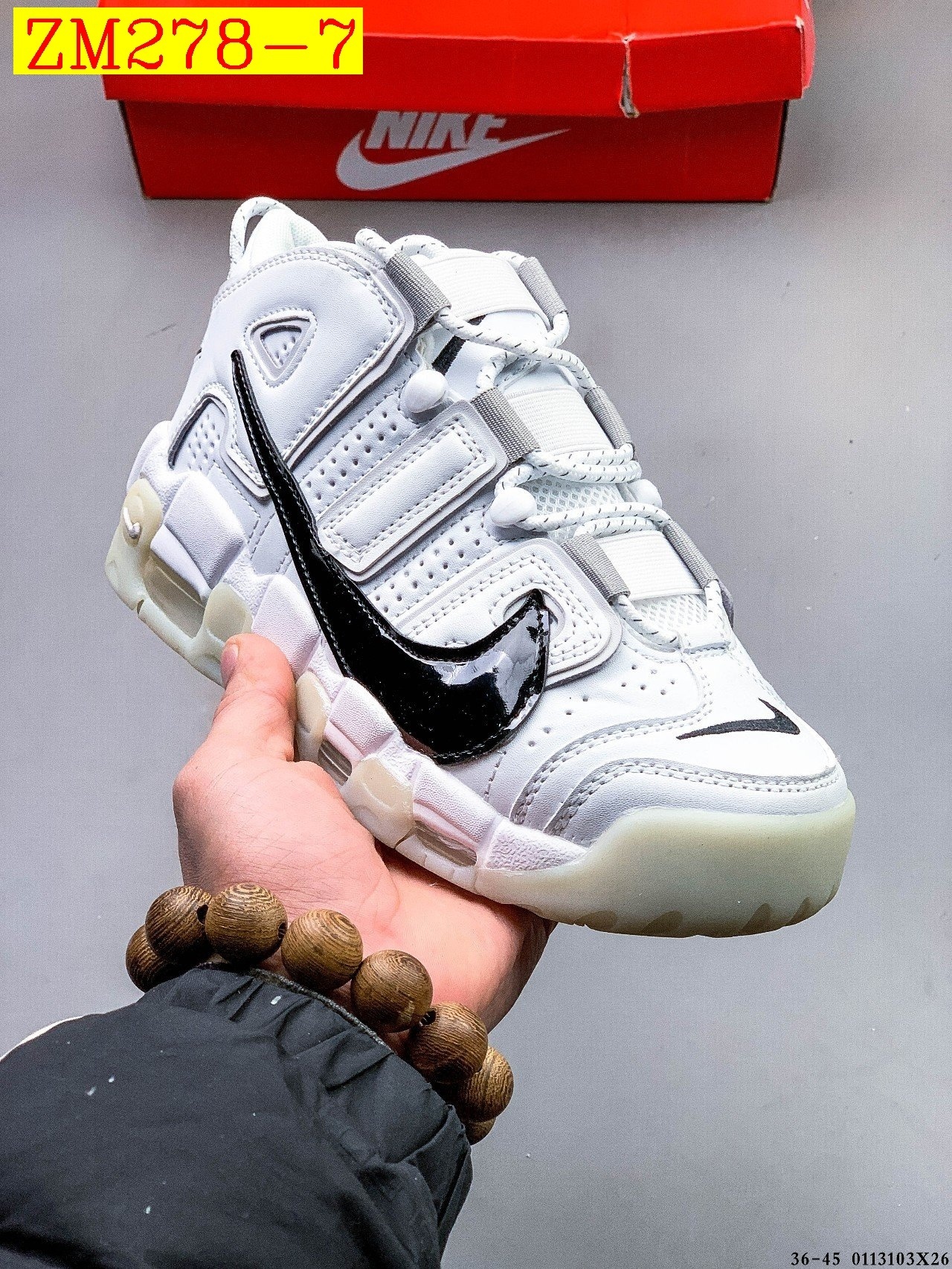 56$ Nike Air More Uptempo Size 36-45 629680 ZM278 gallery