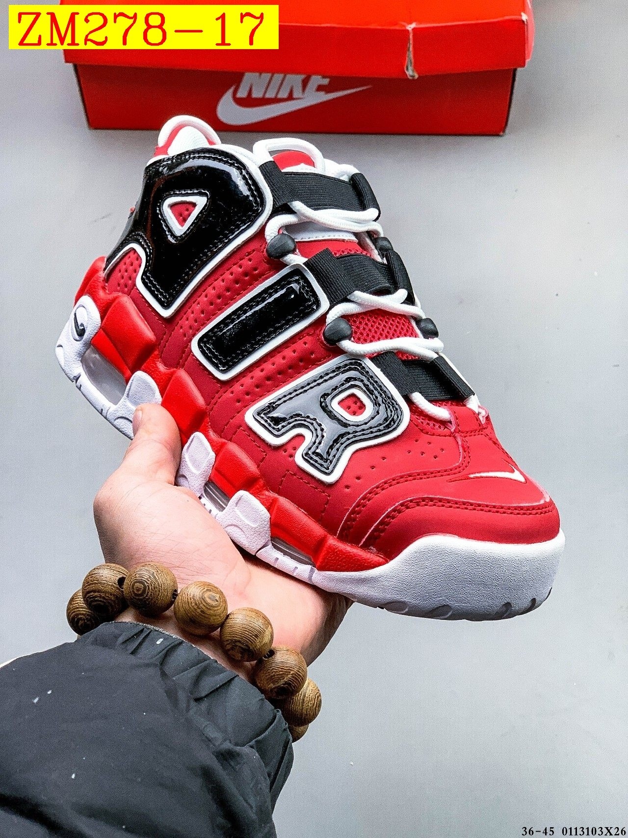 56$ Nike Air More Uptempo Size 36-45 629680 ZM278 gallery