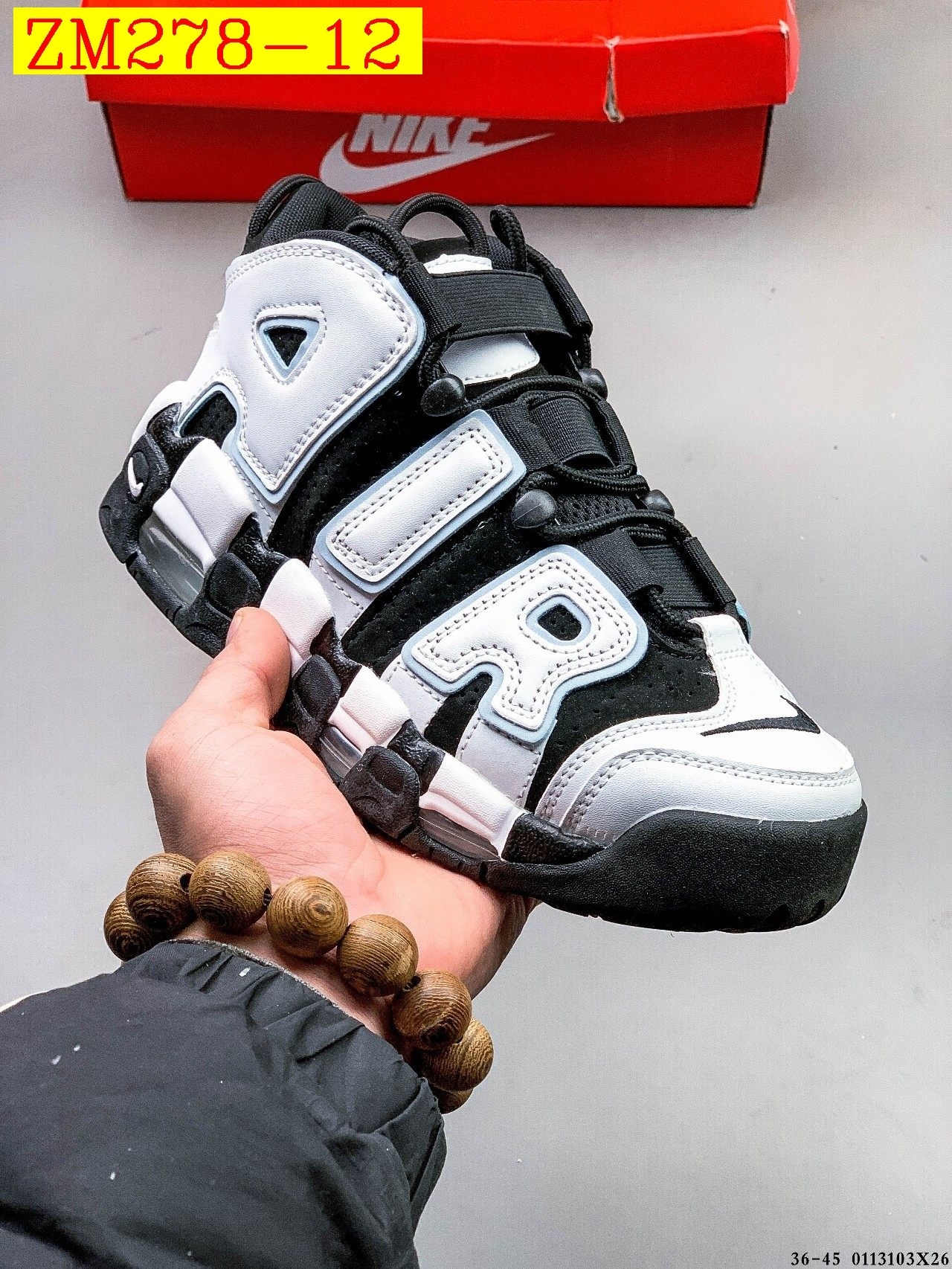 56$ Nike Air More Uptempo Size 36-45 629680 ZM278 gallery