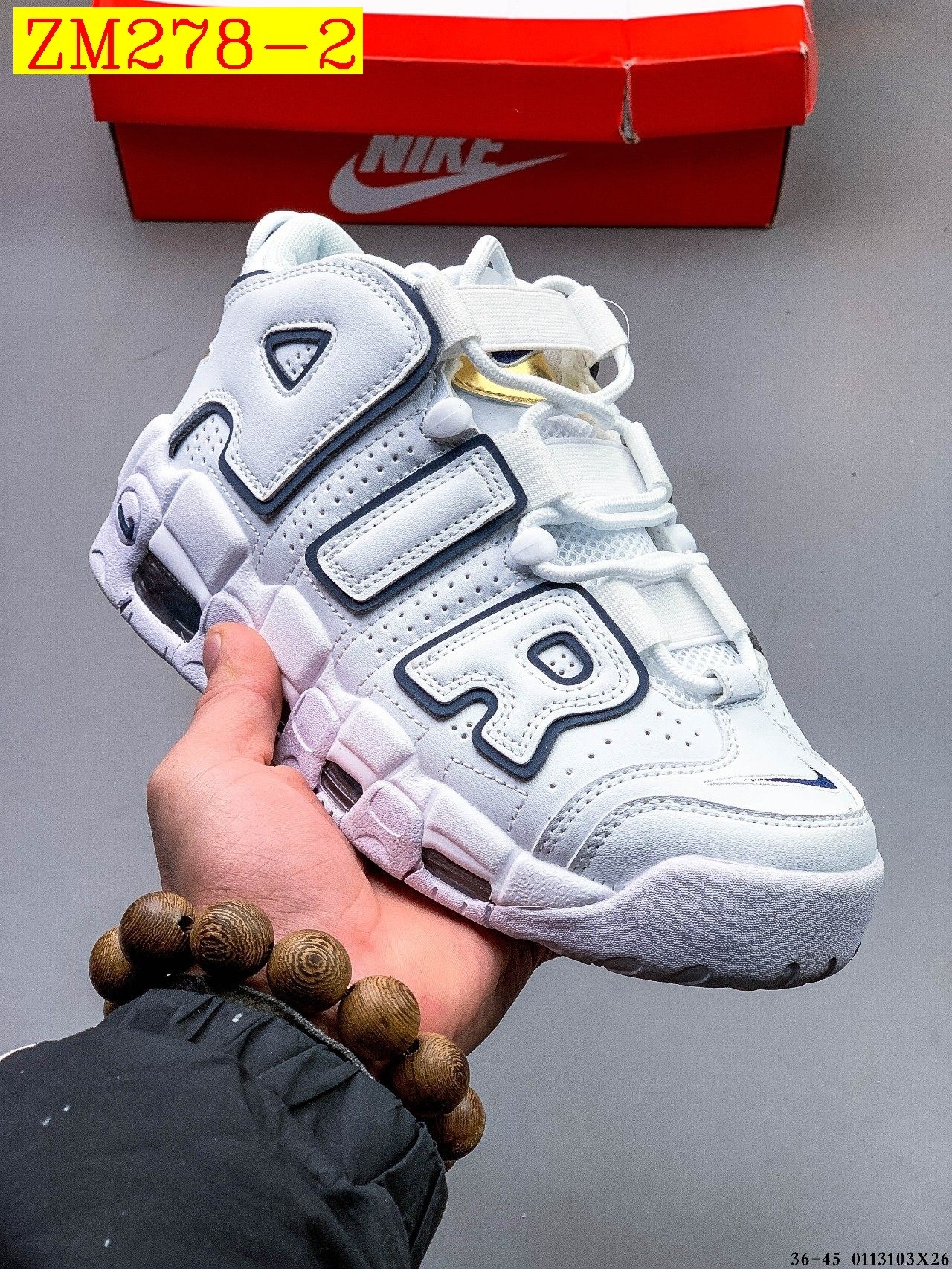 56$ Nike Air More Uptempo Size 36-45 629680 ZM278 gallery