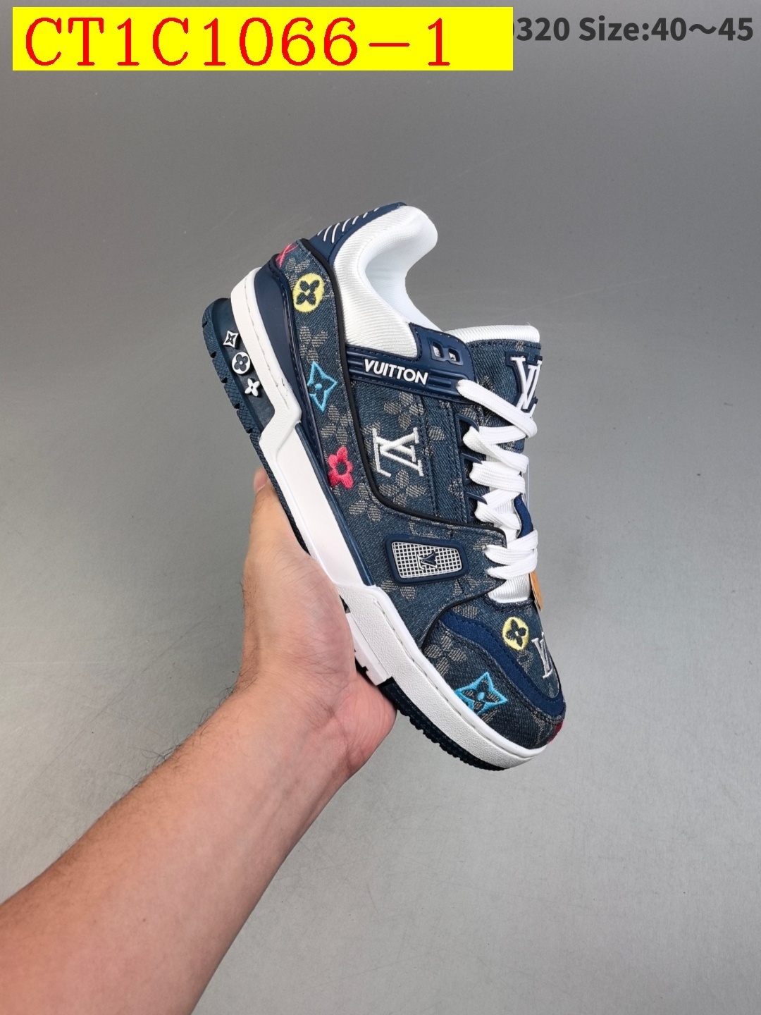 56$ dh Louis Vuitton Trainer Sneaker Low size 40-45 62385035960 CT1C1066 gallery