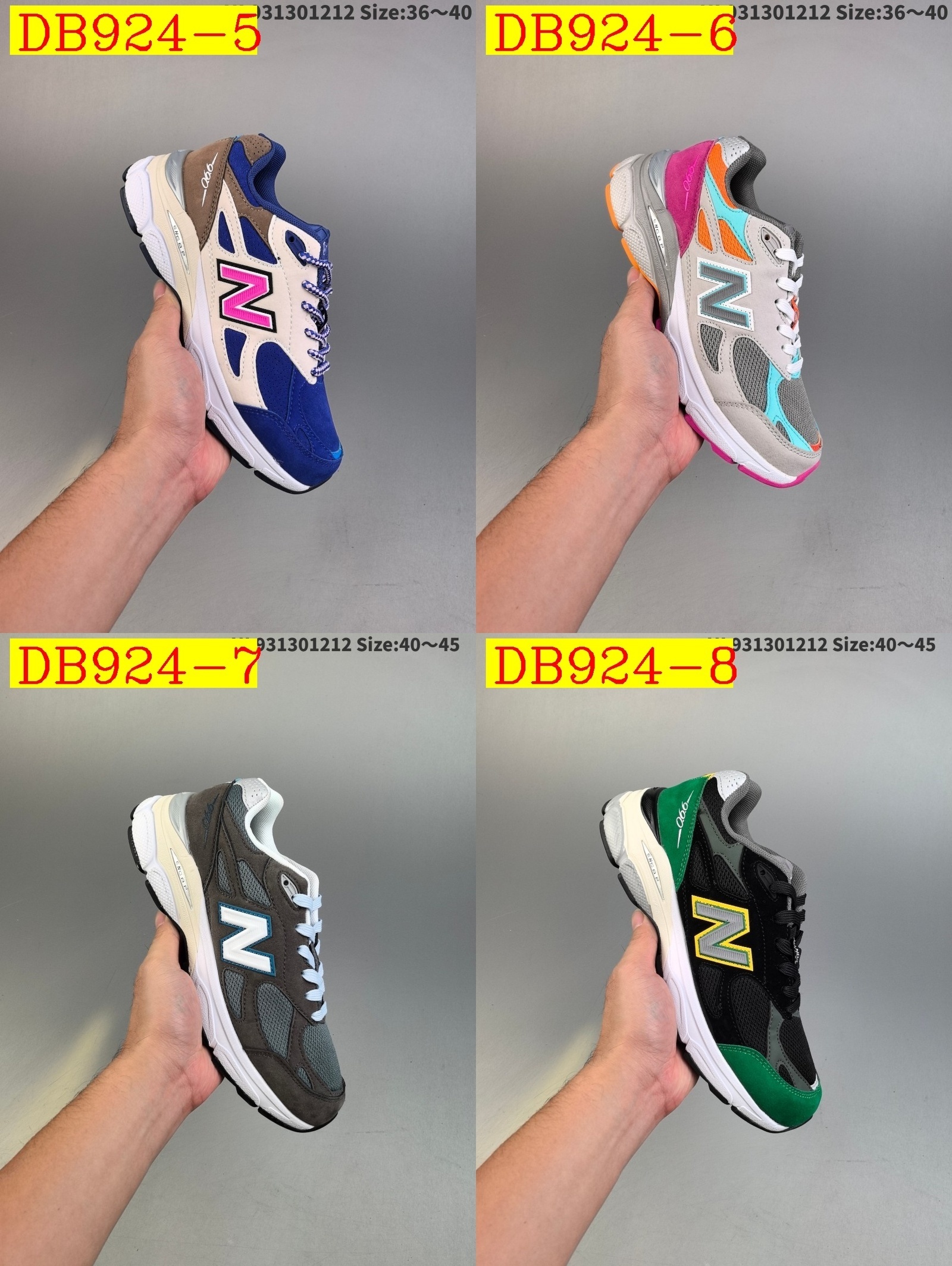 56$ dh New Balance Made in USA M990V3 size 36-45 42165035964 DB924 gallery