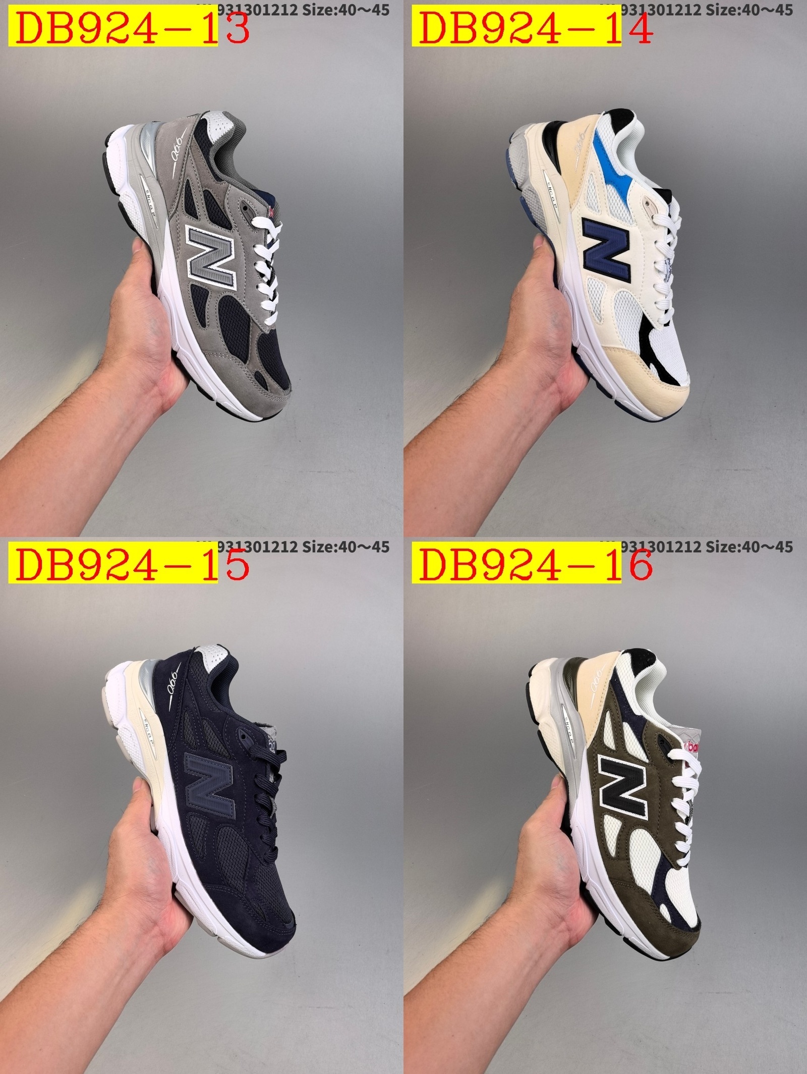 56$ dh New Balance Made in USA M990V3 size 36-45 42165035964 DB924 gallery